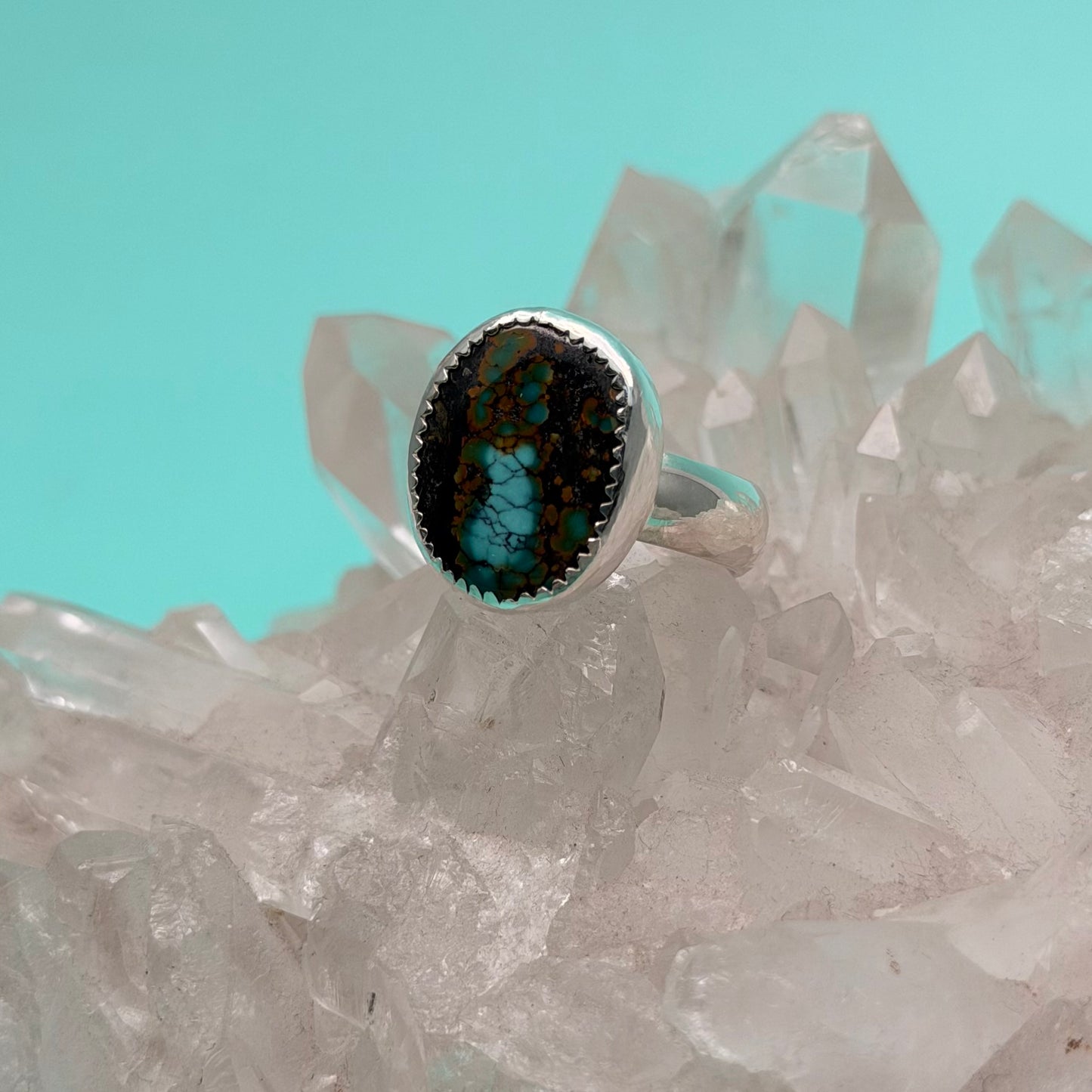 Chunky Hubei Turquoise Ring