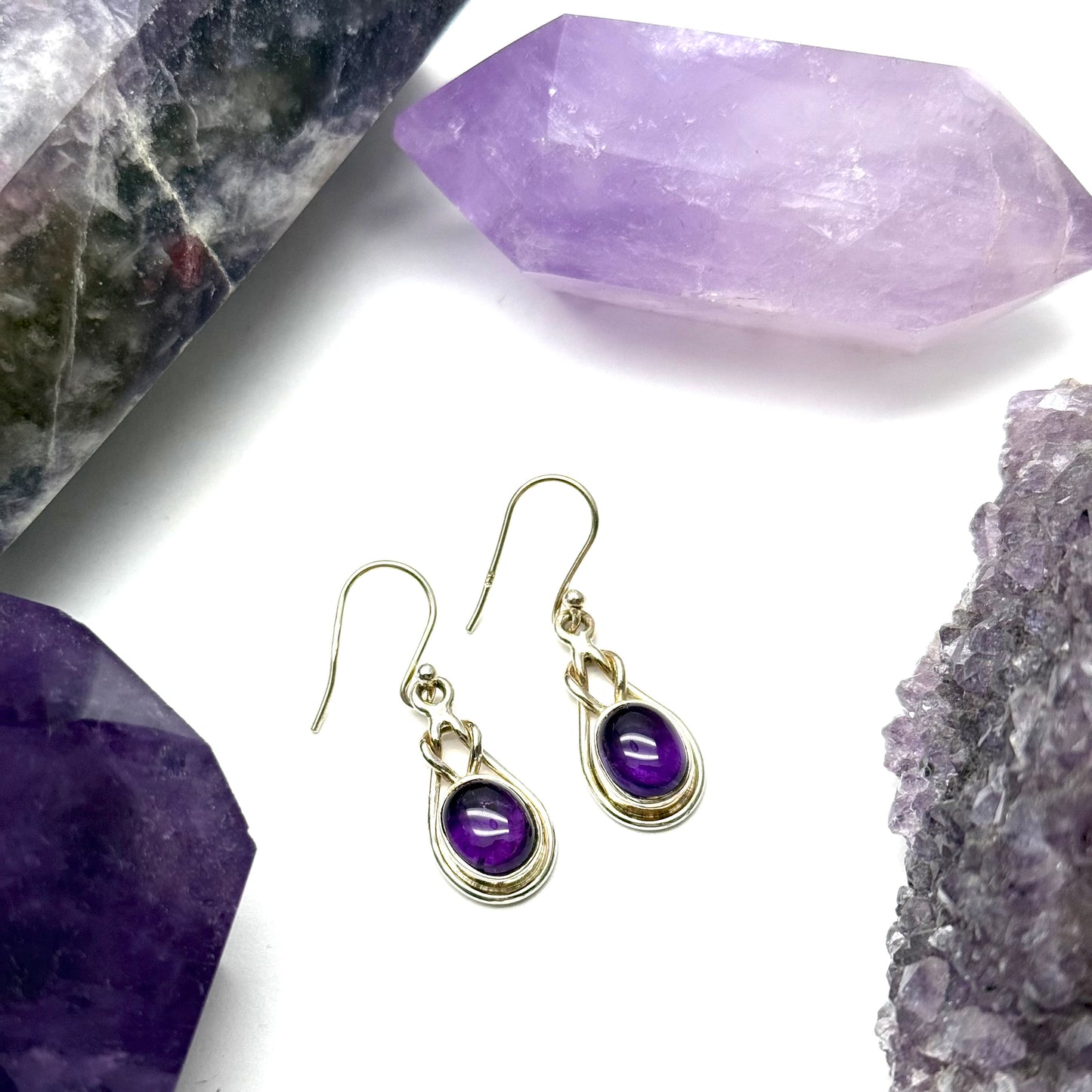 Reese Amethyst Earrings