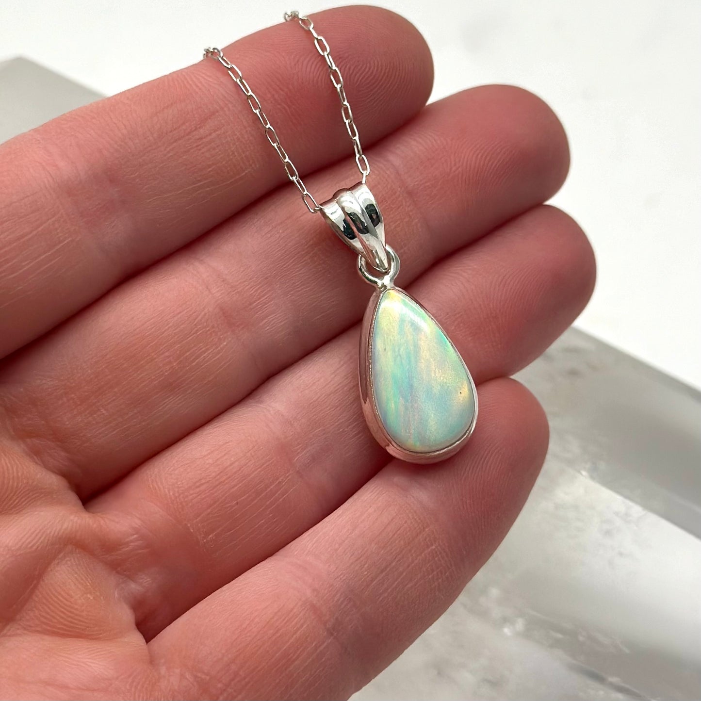 Aurora Opal Necklace