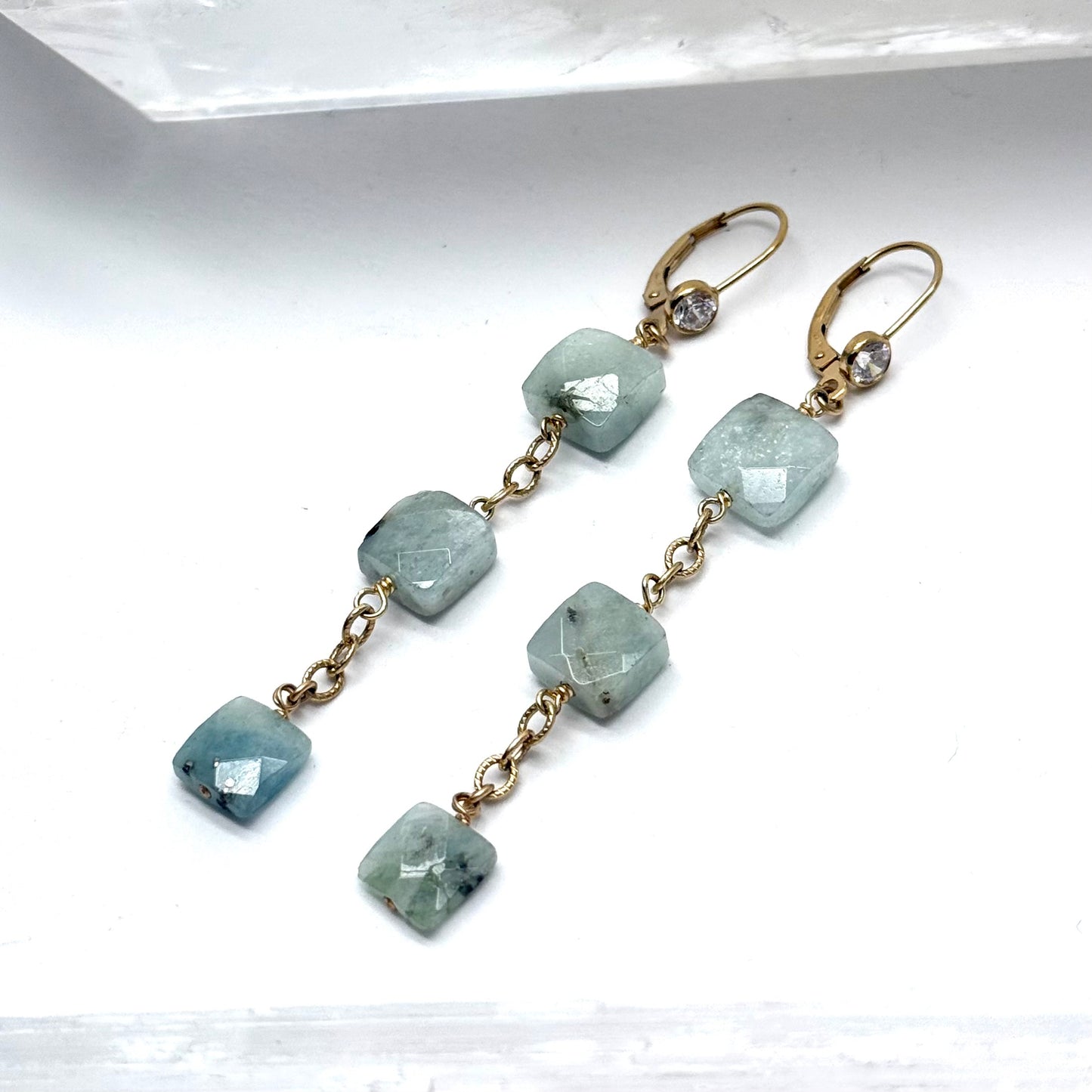 Bayside Aquamarine Earrings