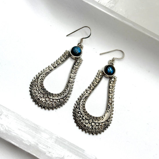 Bohemian Rhapsody Labradorite Earrings