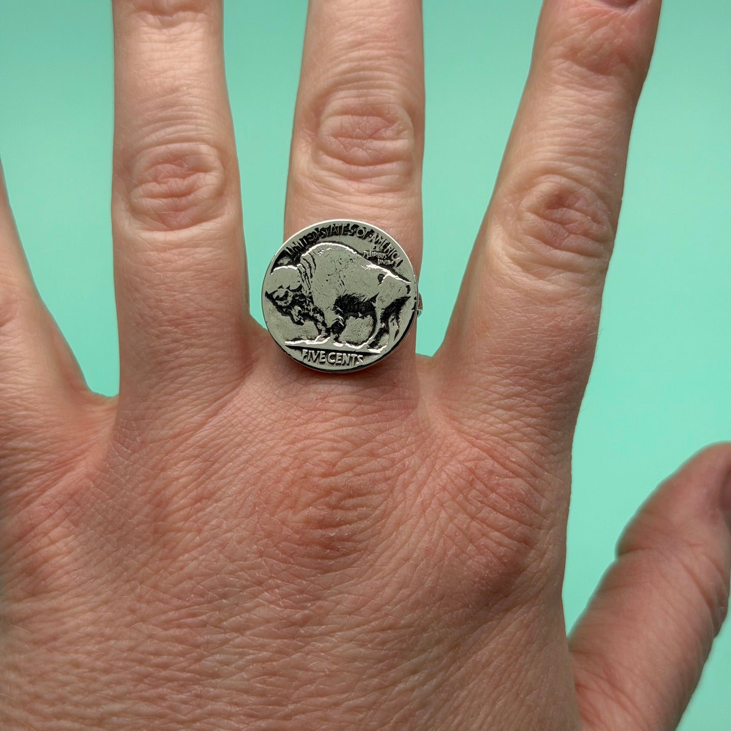 Buffalo Nickel Ring