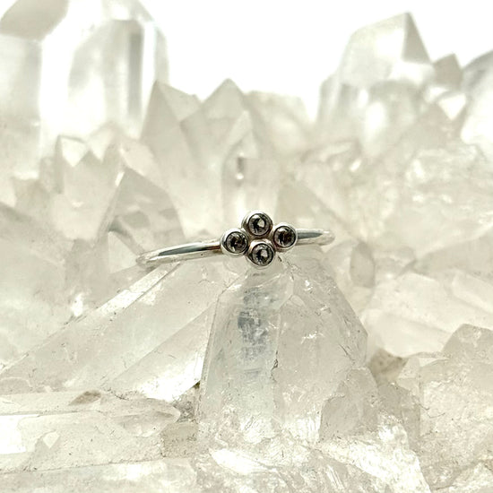 Sisters CZ Cluster Ring