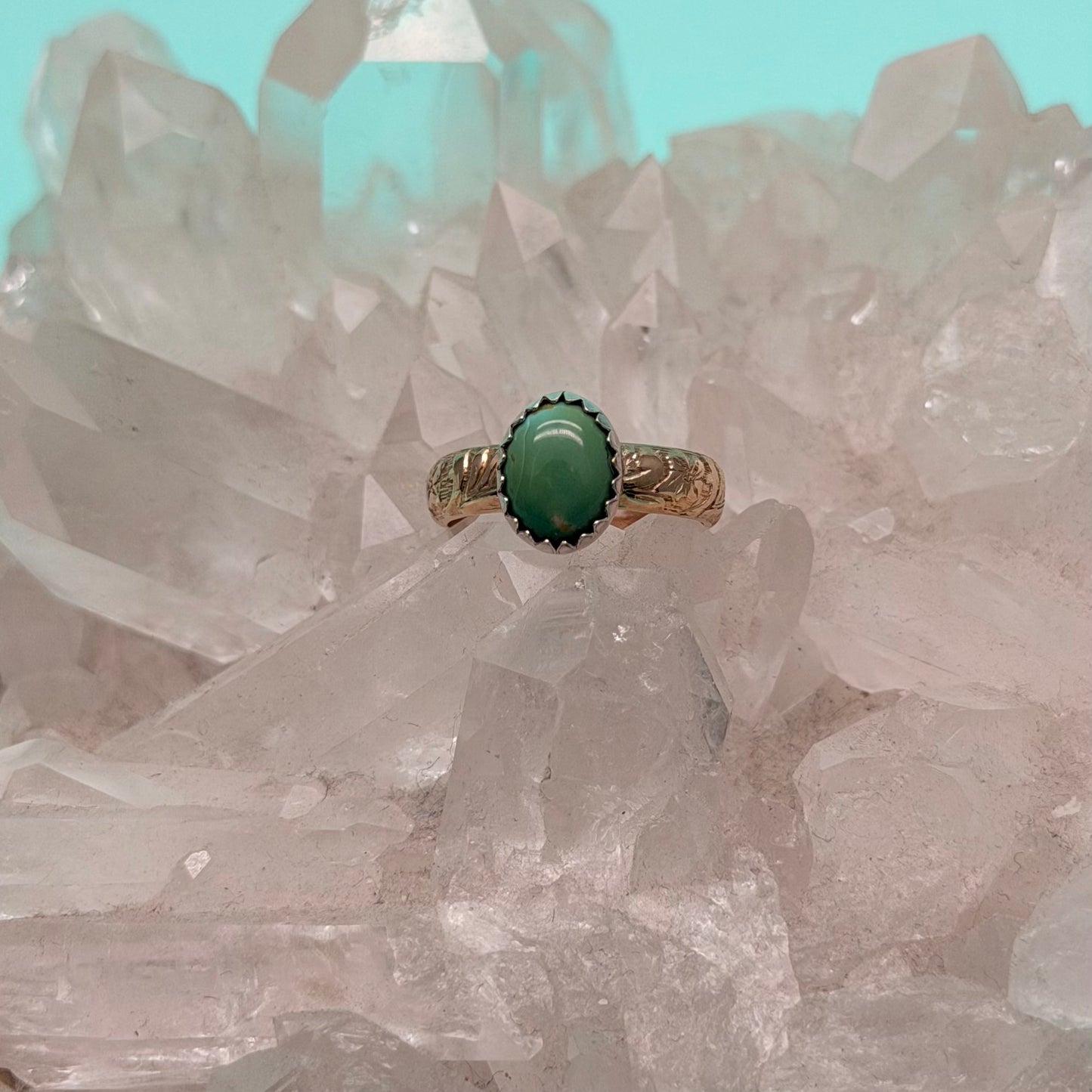 Maisie 14kt Goldfill Turquoise Ring