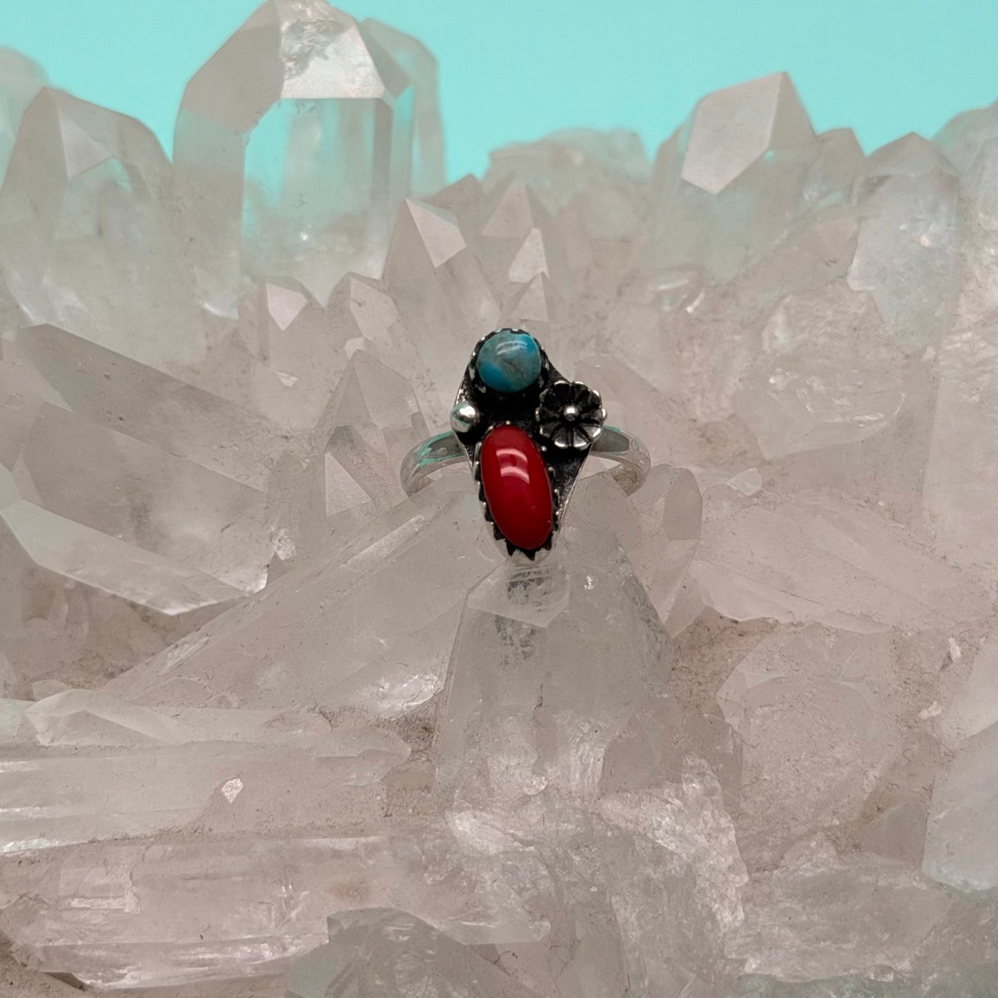 Desert Bloom Turquoise Ring