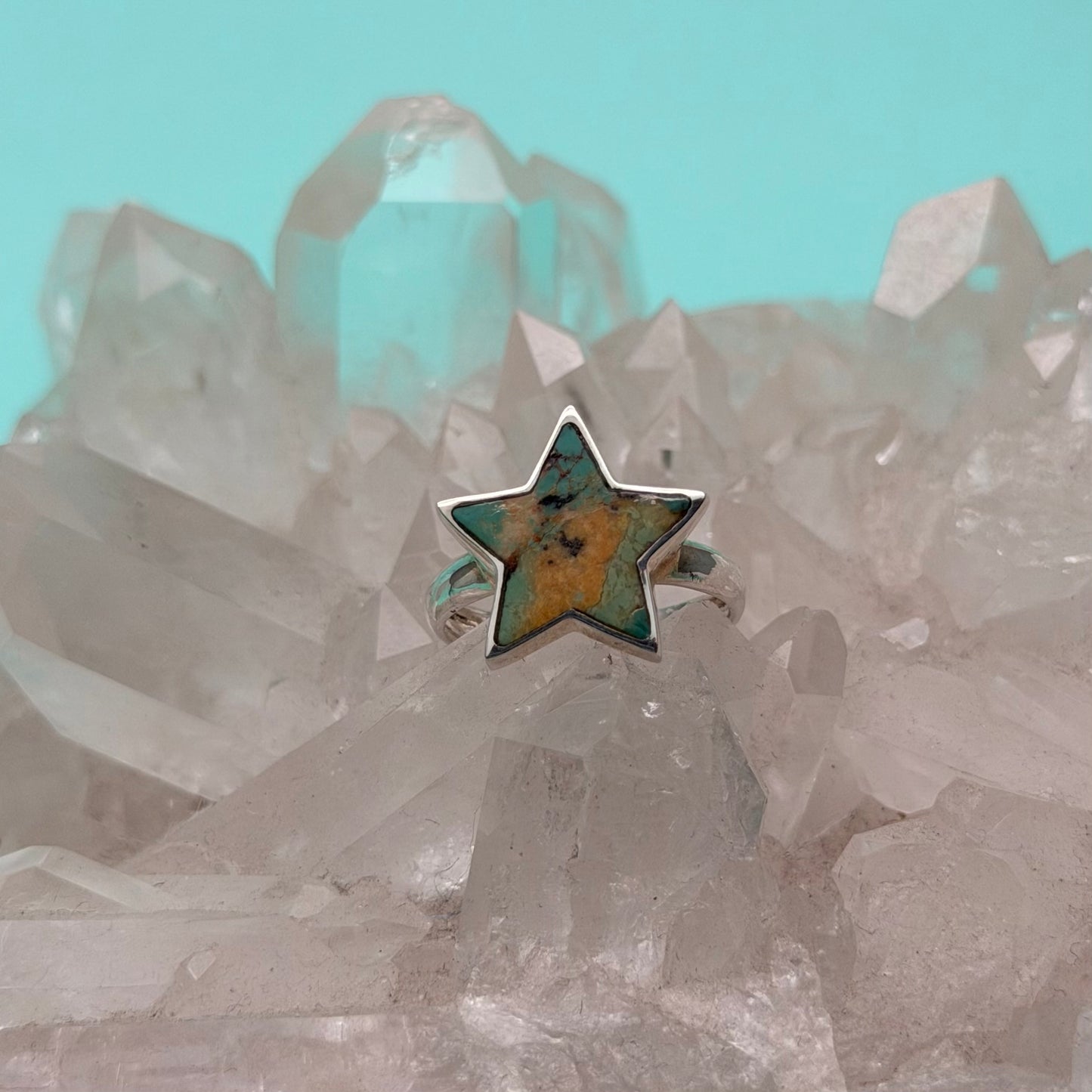 Turquoise Star Ring