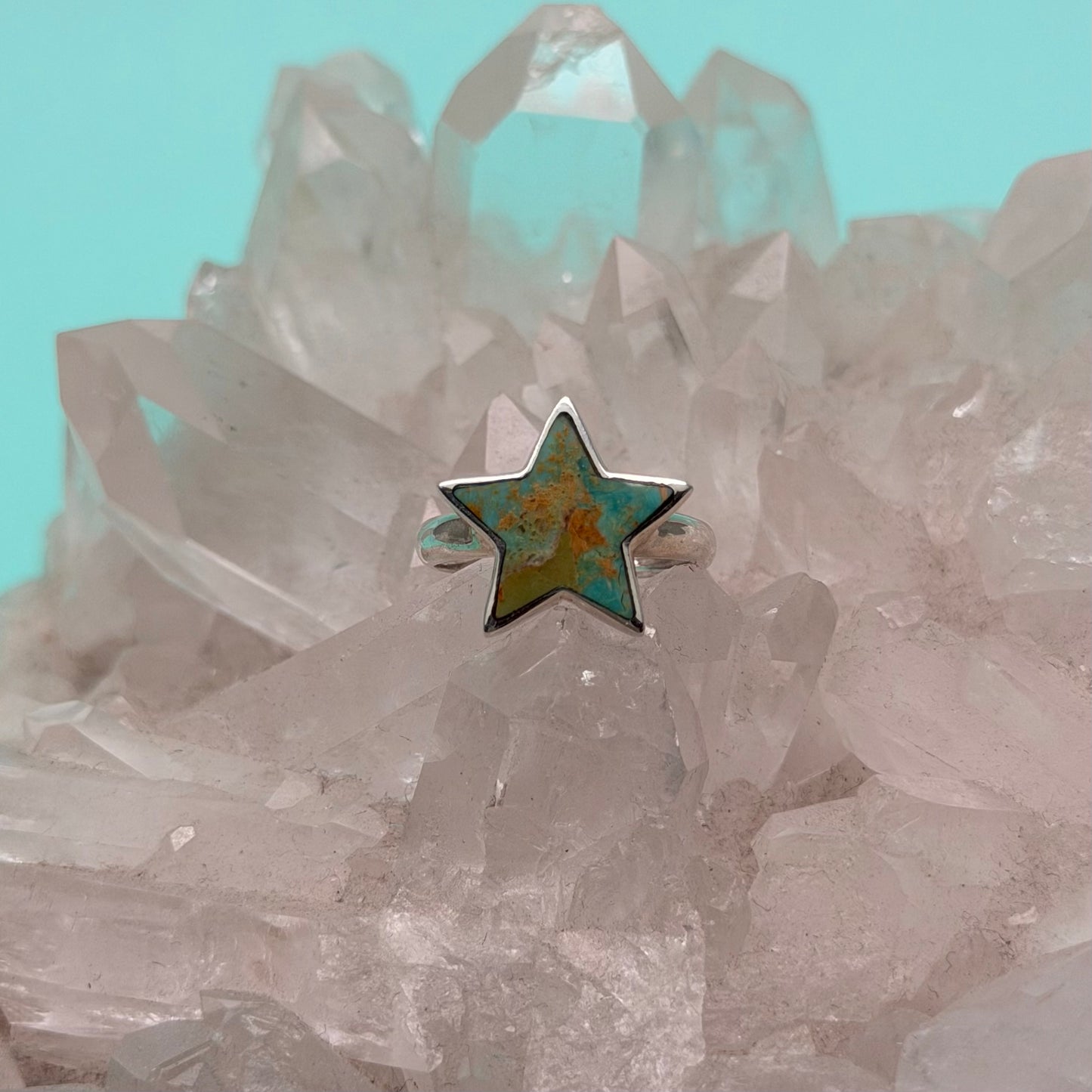 Turquoise Star Ring