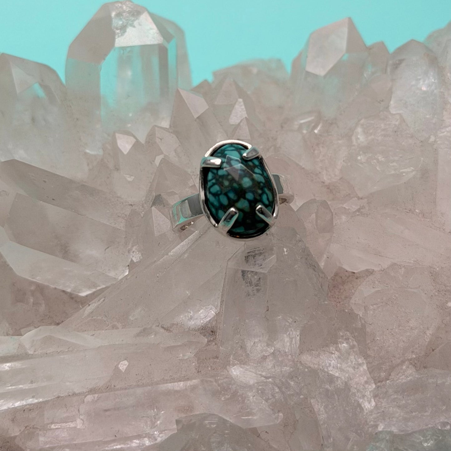 Saylor Turquoise Prong Set Ring