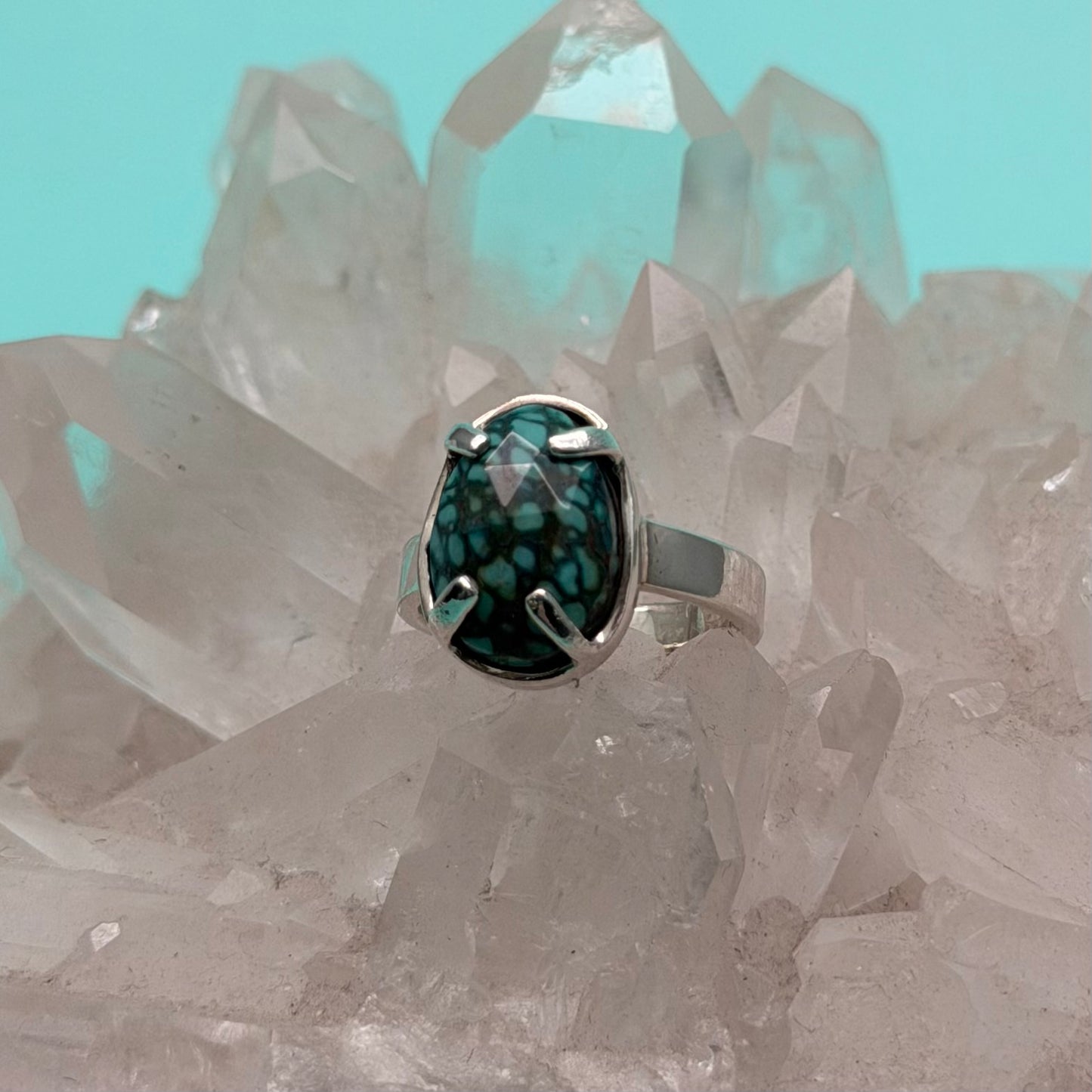 Saylor Turquoise Prong Set Ring
