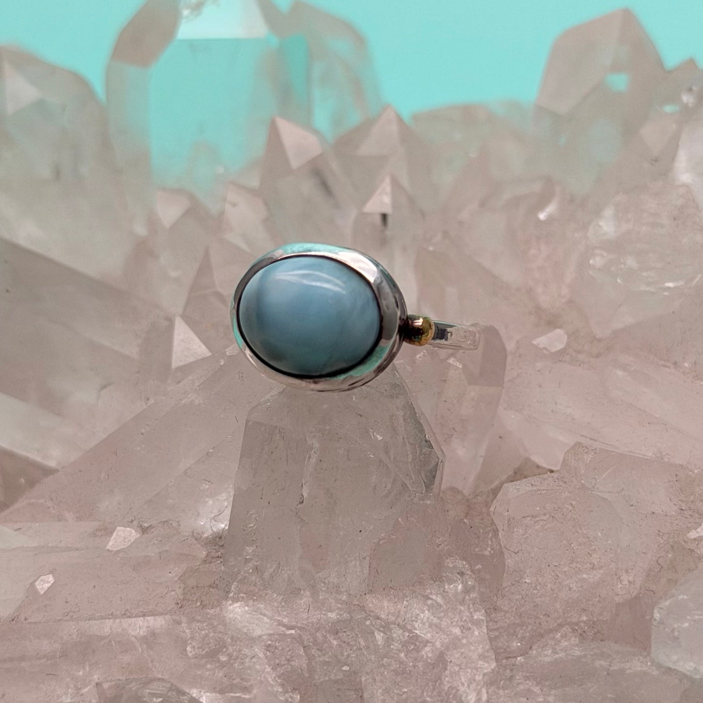 Briney Larimar Ring