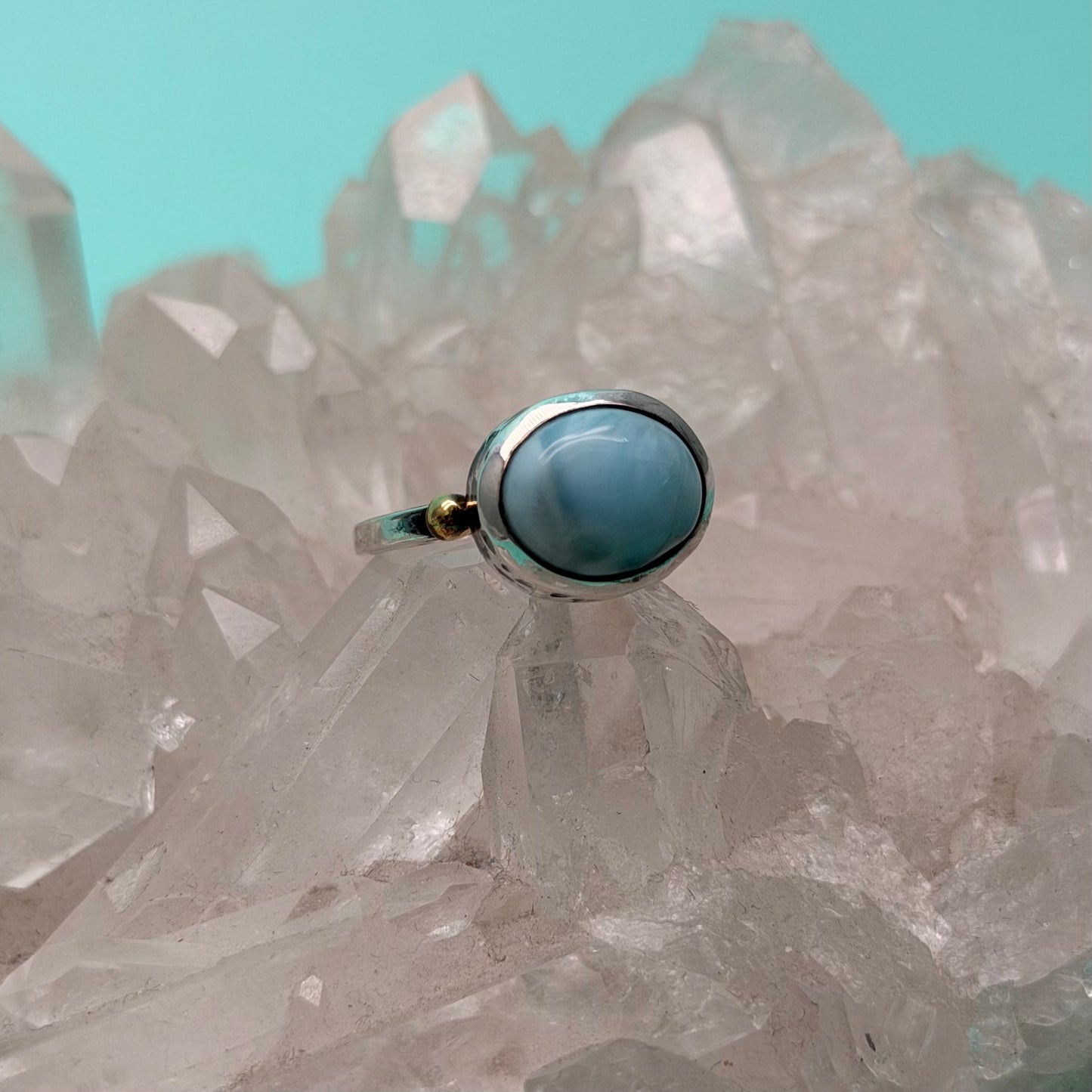 Briney Larimar Ring