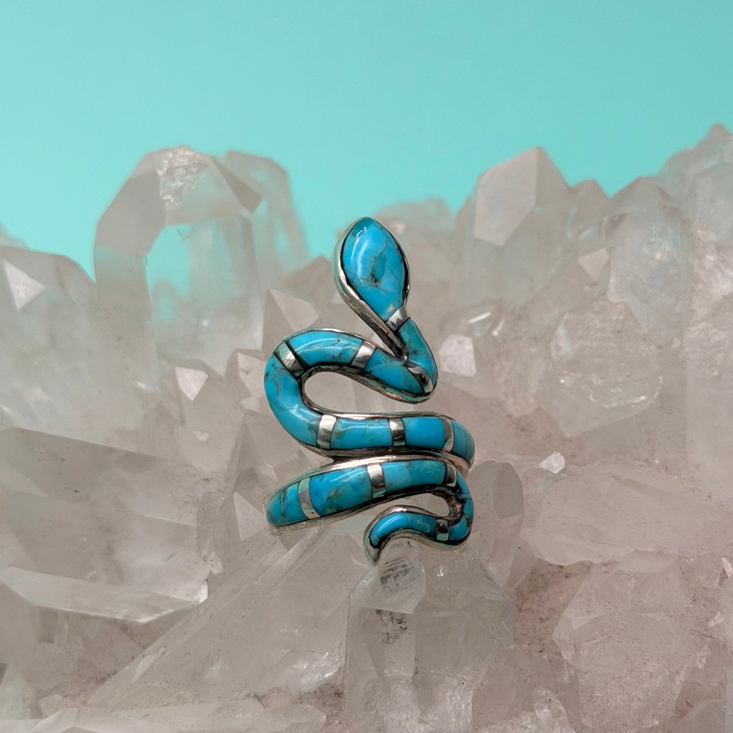 Turquoise Snake Ring