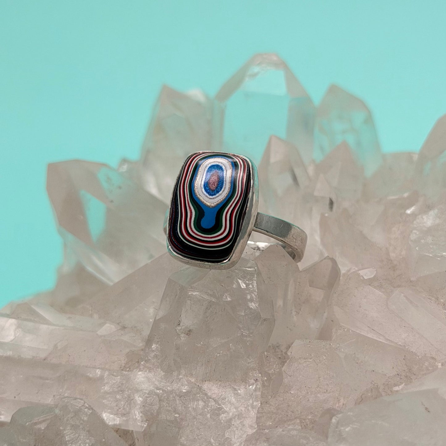 Fordite Ring Size 9