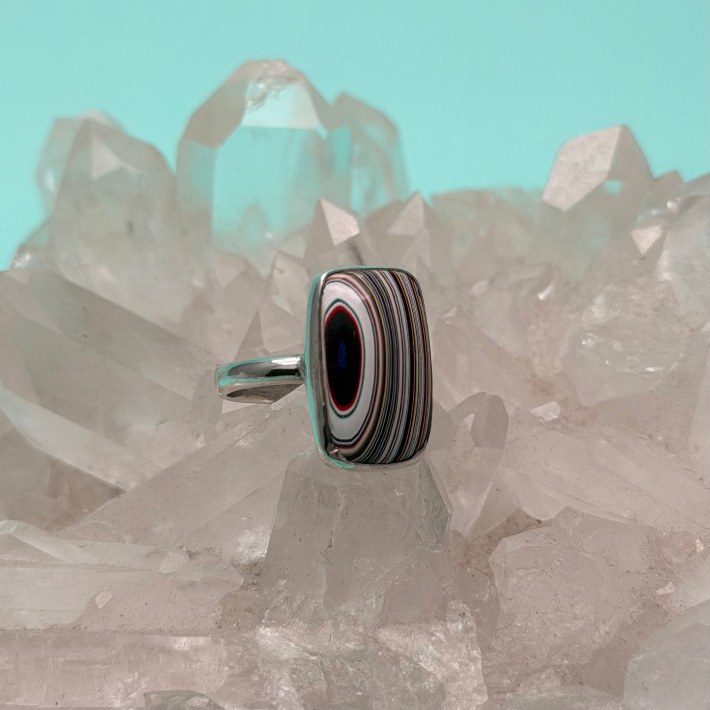 Fordite Ring Size 7.25