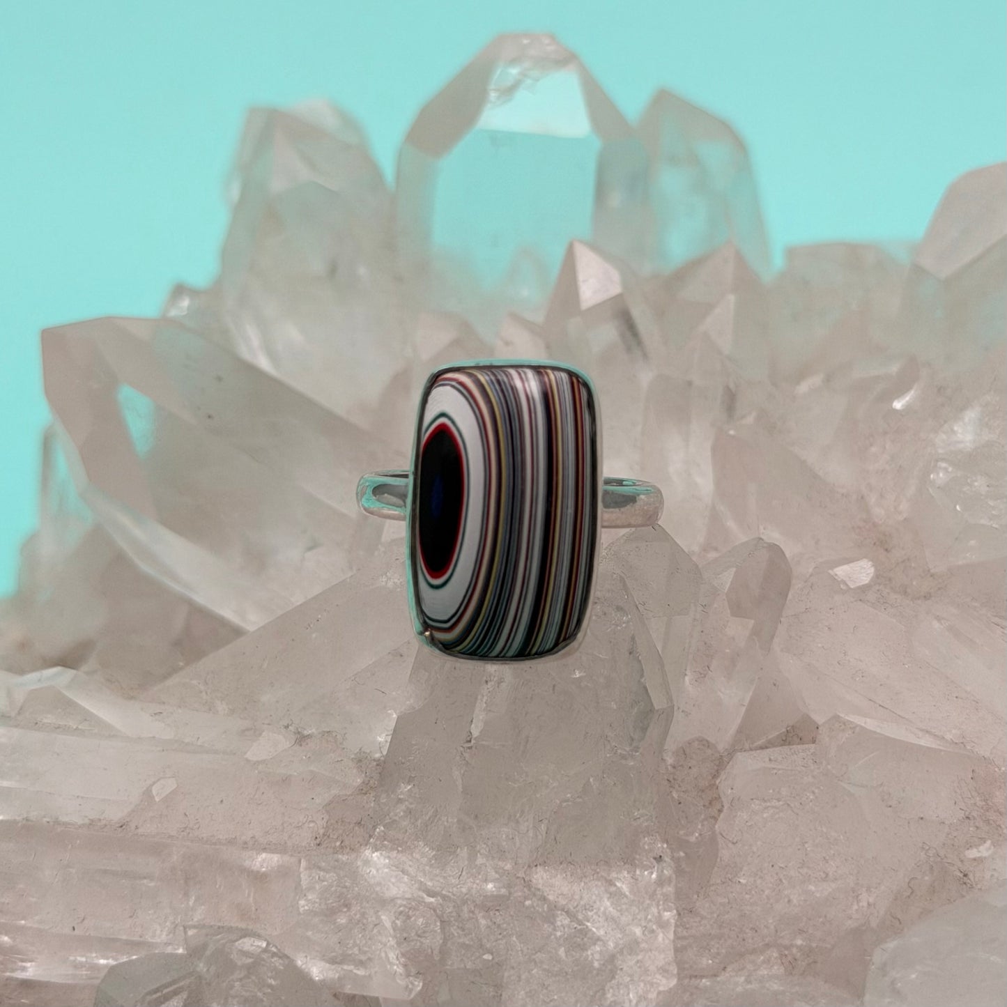 Fordite Ring Size 7.25