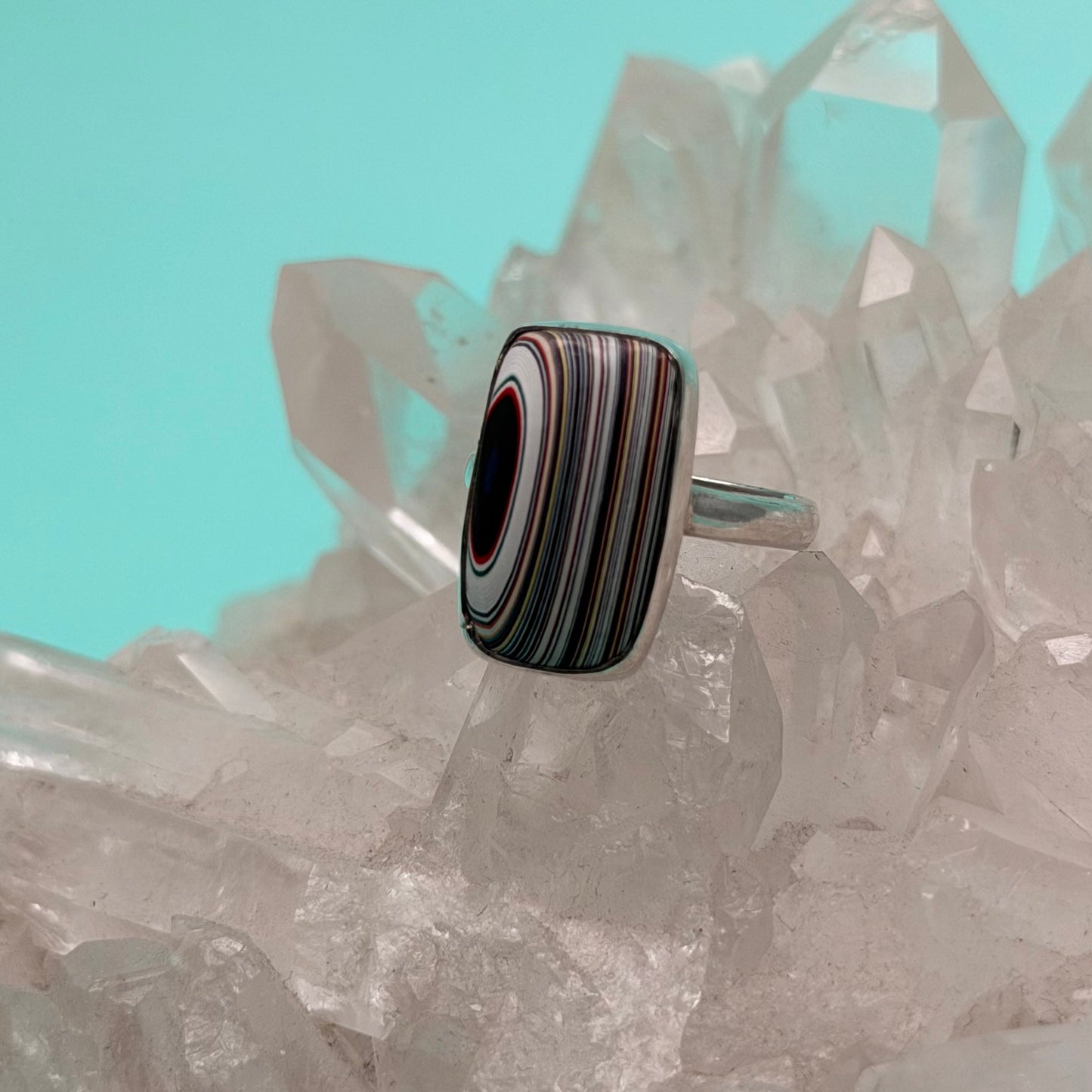 Fordite Ring Size 7.25