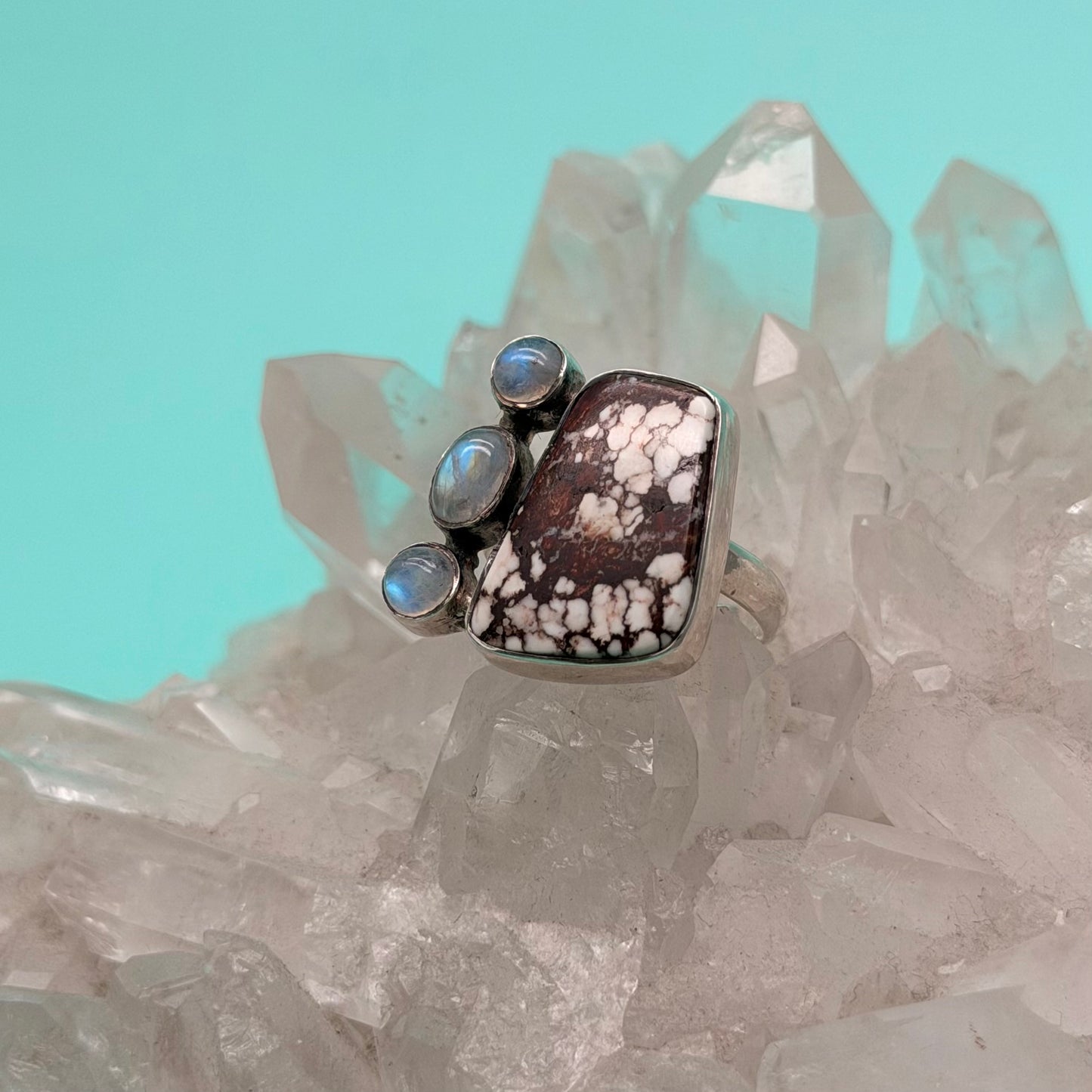 Crazyhorse & Moonstone Ring