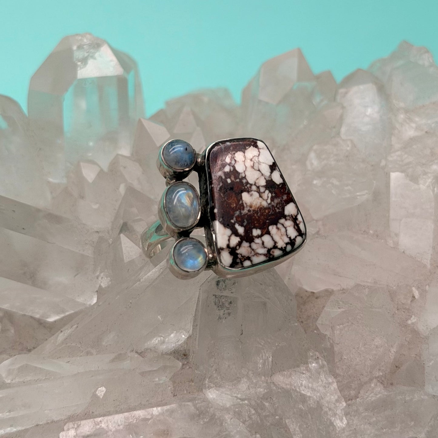 Crazyhorse & Moonstone Ring