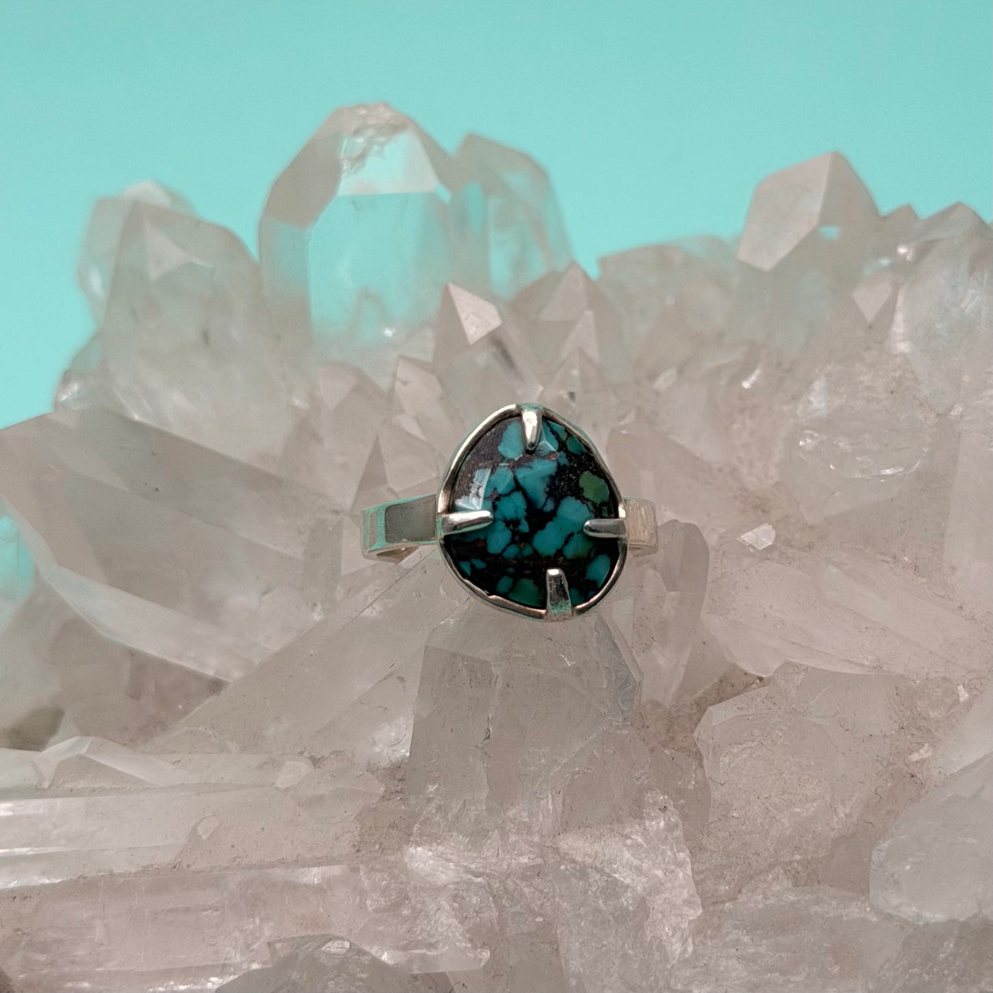 Saylor Turquoise Prong Set Ring
