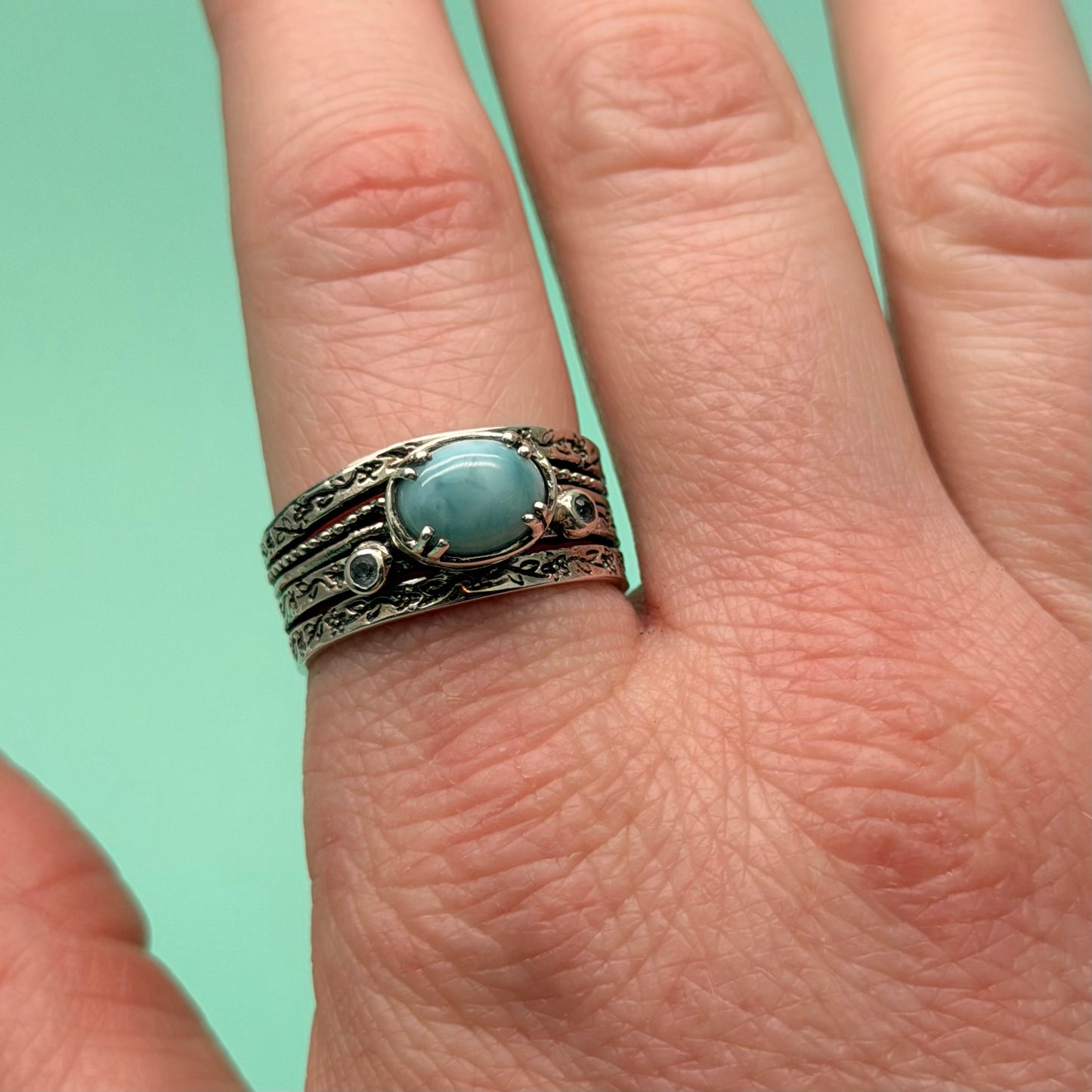 Serafina Larimar Ring