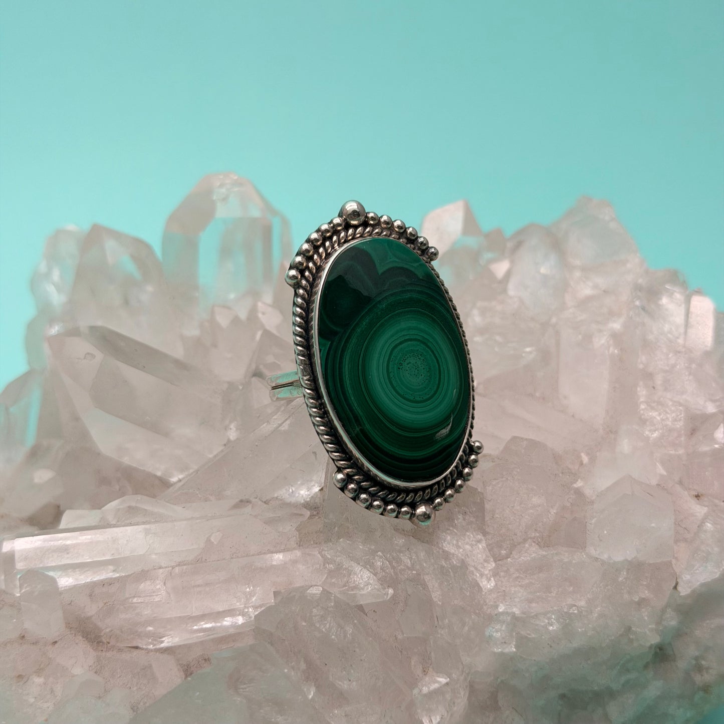 Abundance Malachite Ring