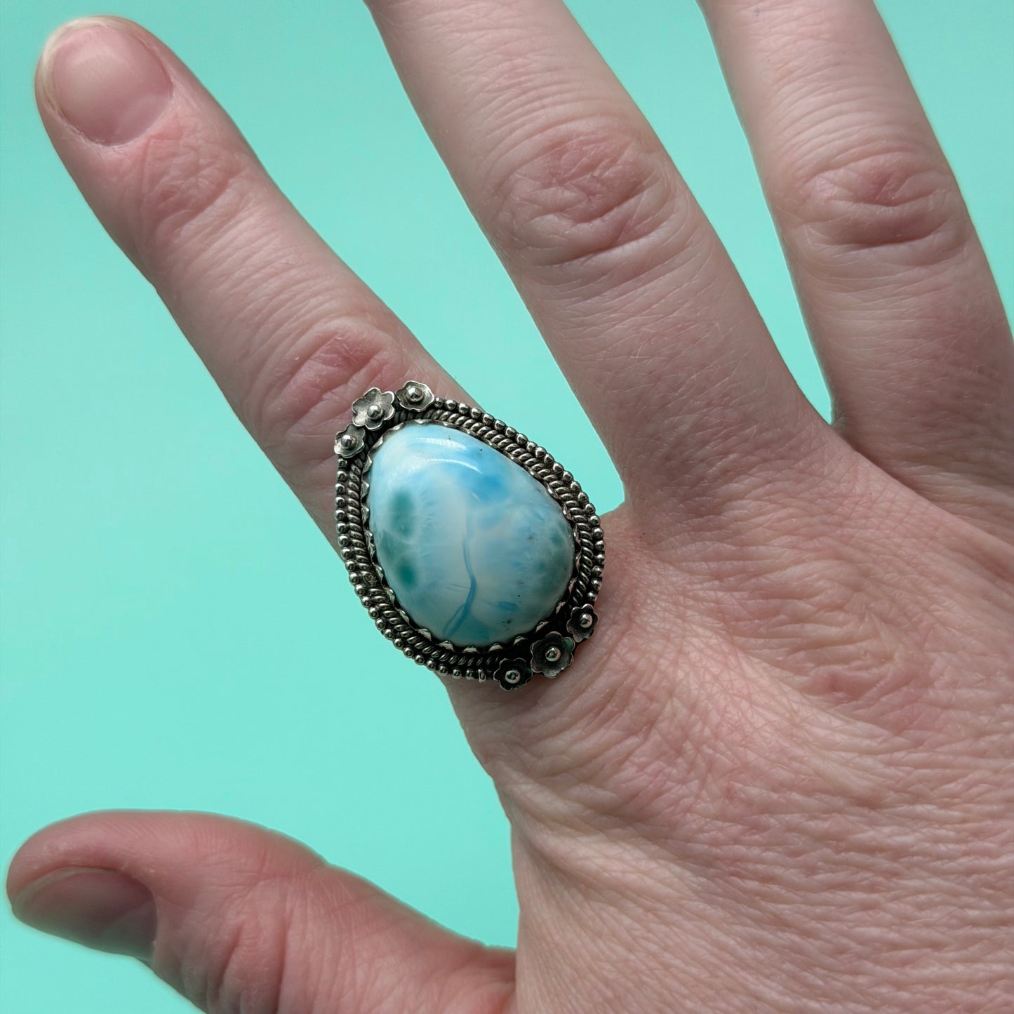Peacemaker Larimar Ring