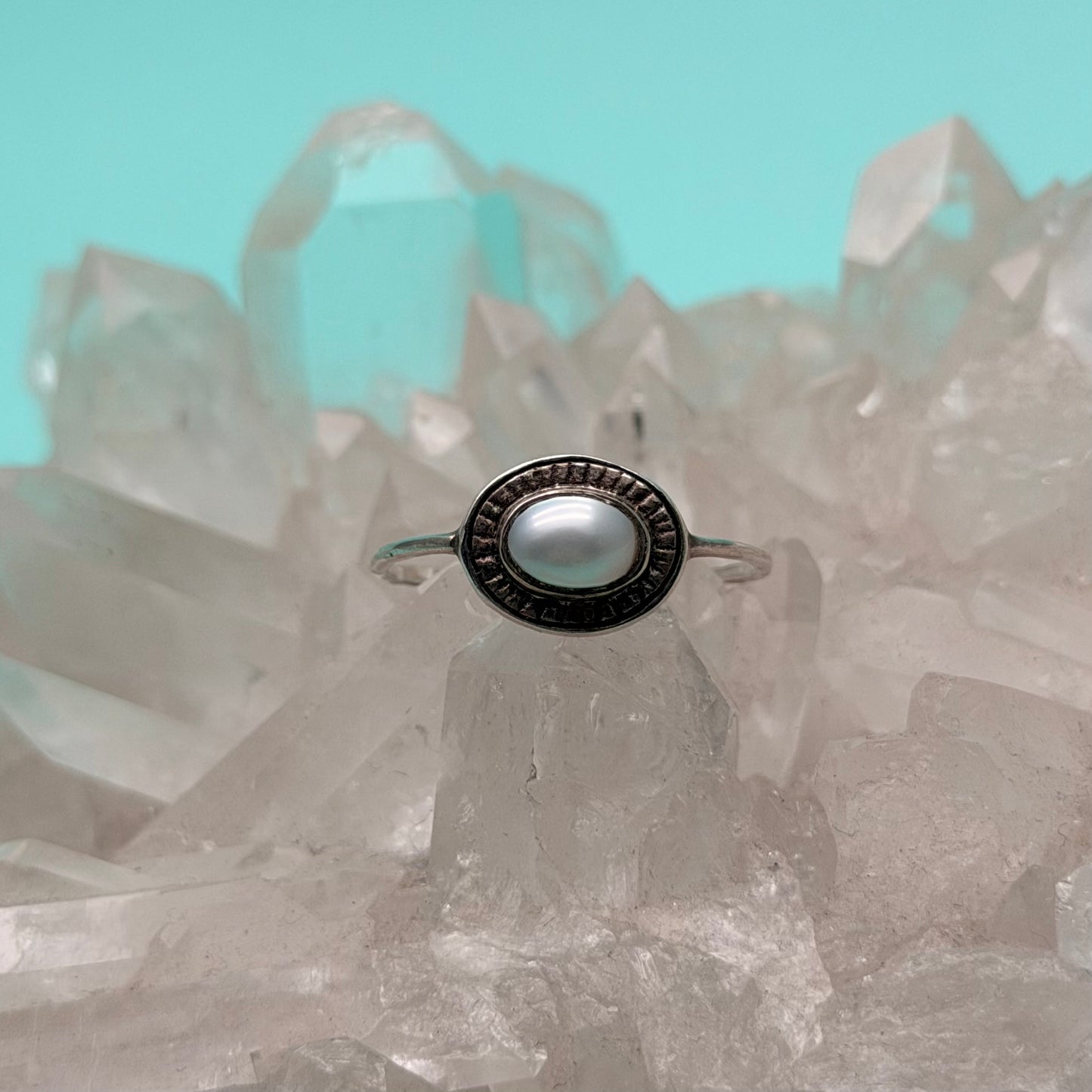 Sandbar Pearl Stacker Ring