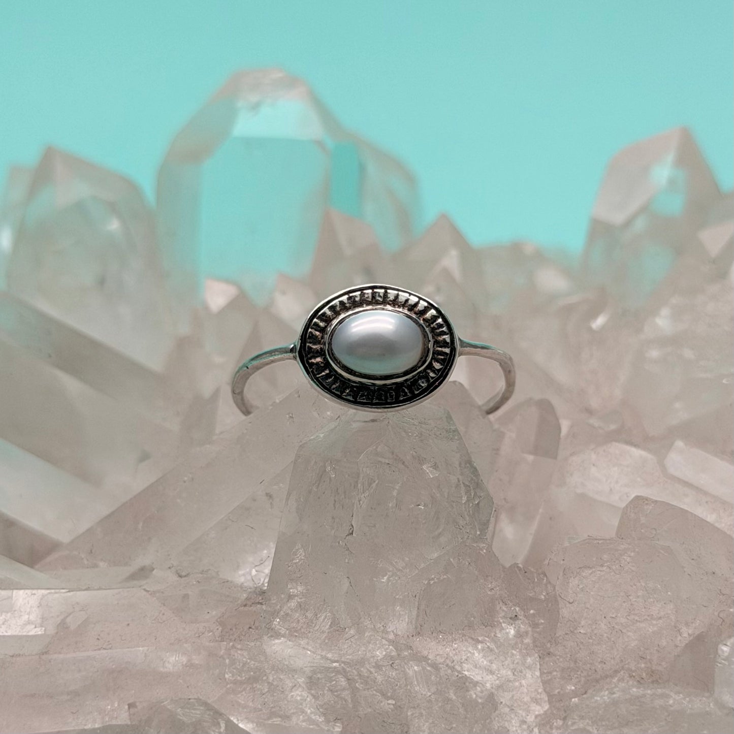 Sandbar Pearl Stacker Ring