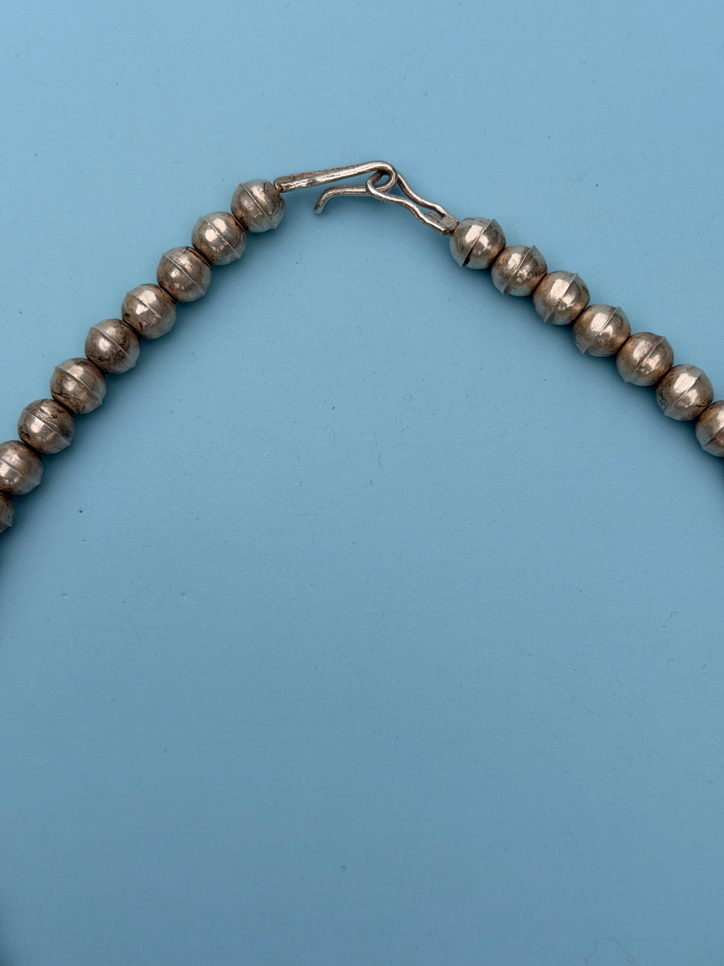 Vintage 1960s Old Pawn Turquoise Squash Blossom Necklace | 259.69g