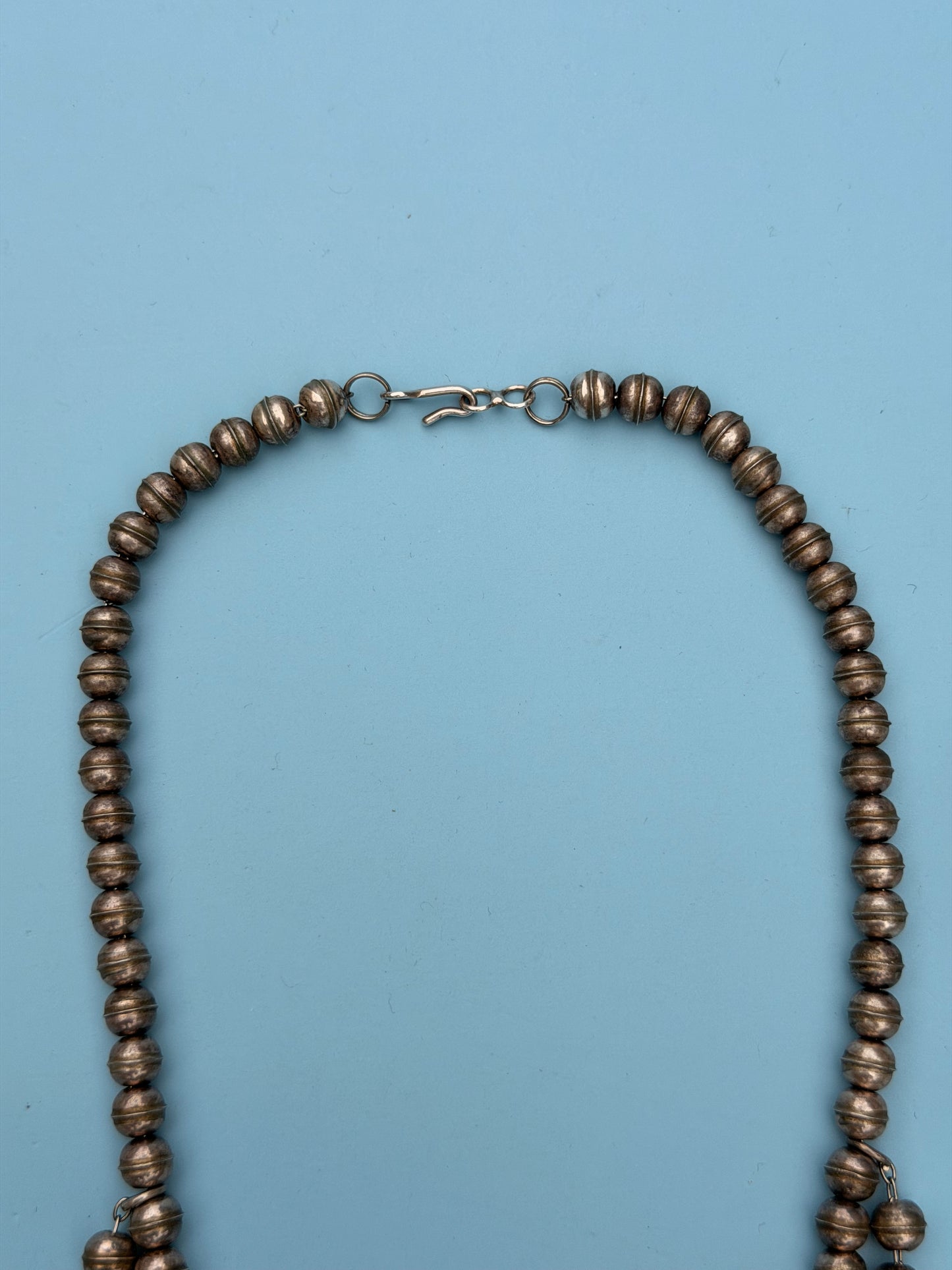 Early 1900's Old Pawn Turquoise Squash Blossom