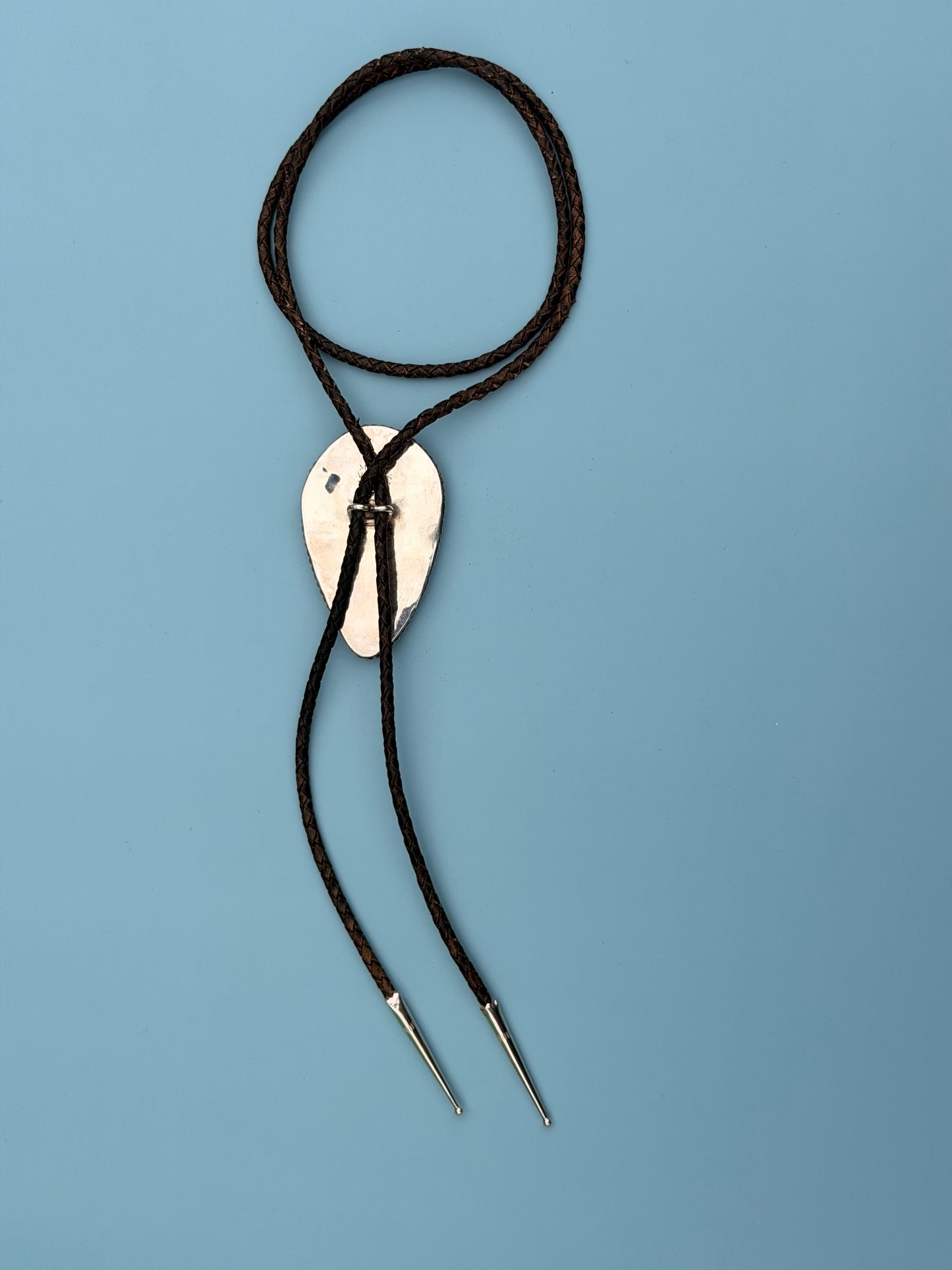 Mystic Visions HandmadeRoyston Turquoise Sterling Silver Wedding Bolo Tie | Handmade Western Groom Bolo
