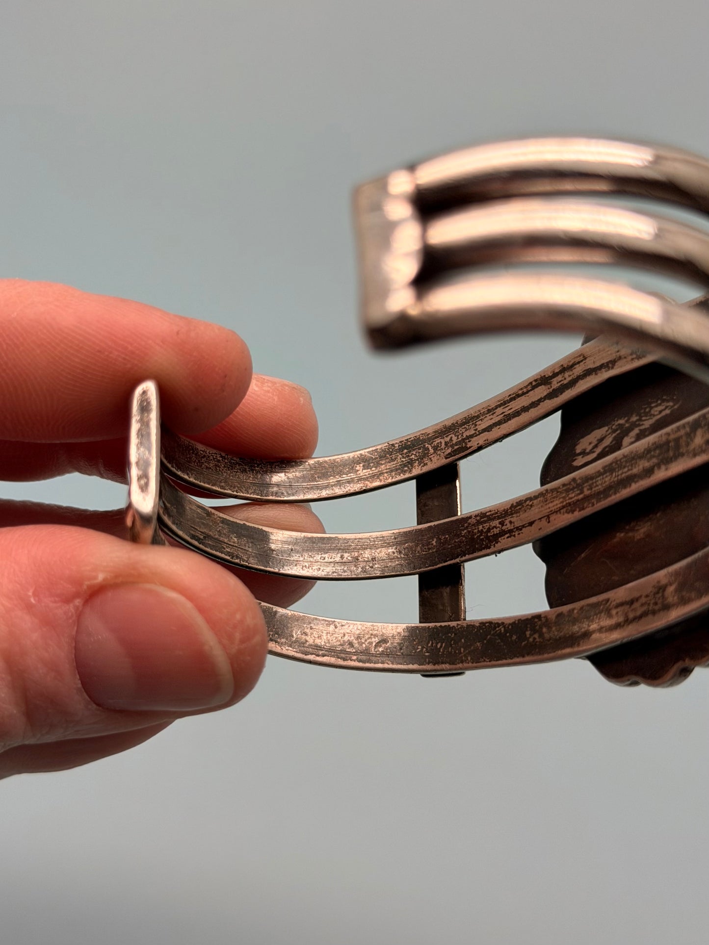 Old Pawn Turquoise Sterling Silver Cuff