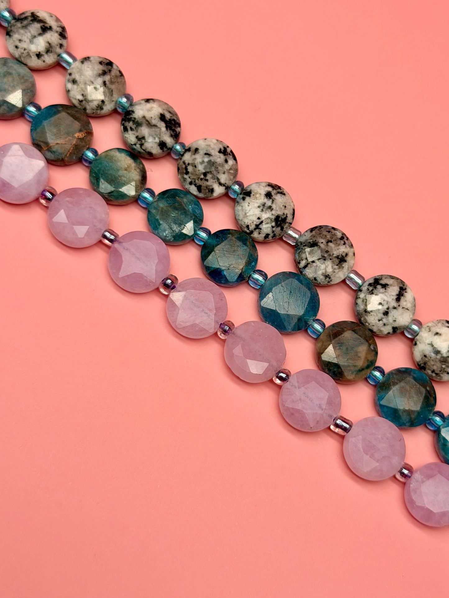 Grade AAA Gemstone Beaded Silk Bracelet