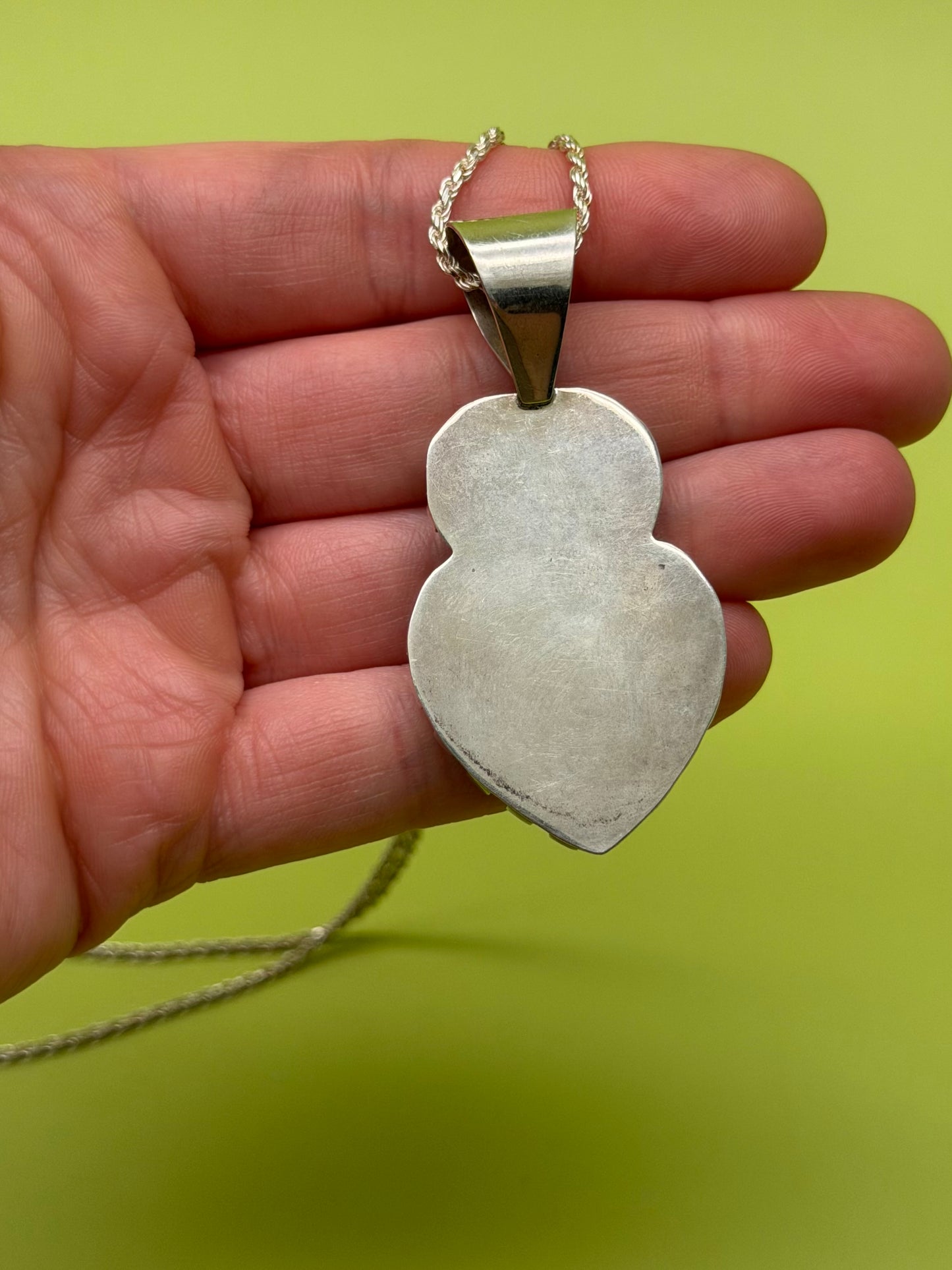 Turquoise Double Heart Necklace