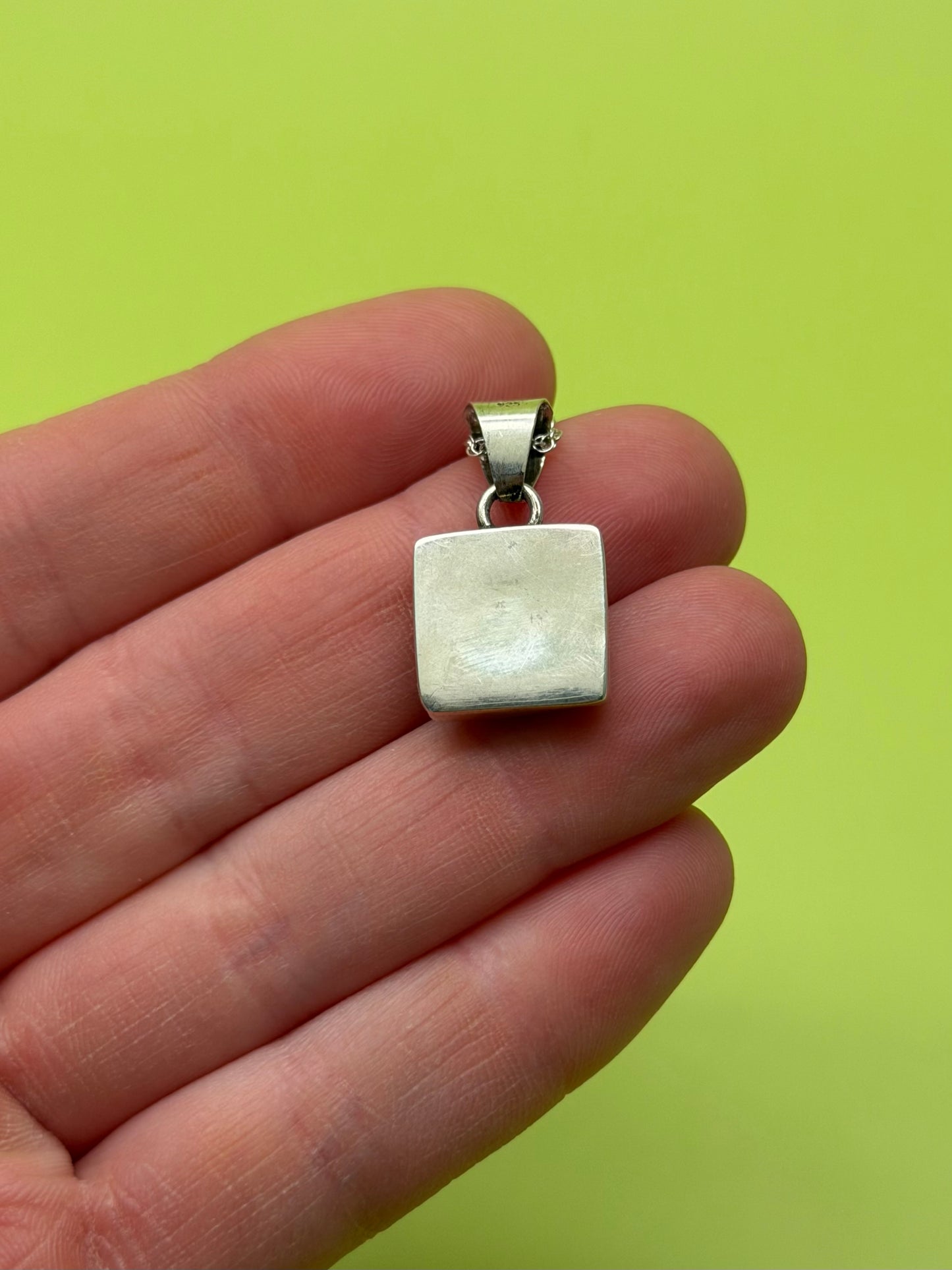 Larimar Square Necklace