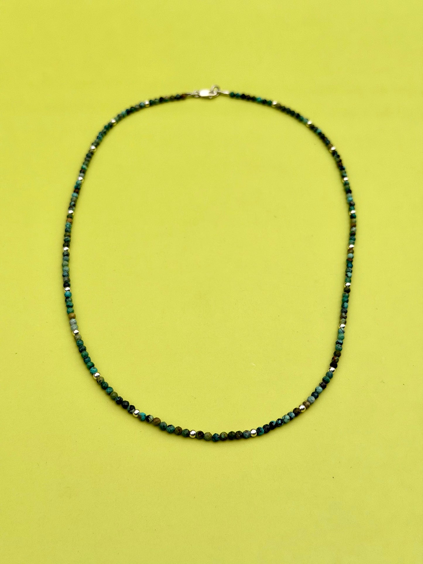Faceted Dainty Turquoise Strand