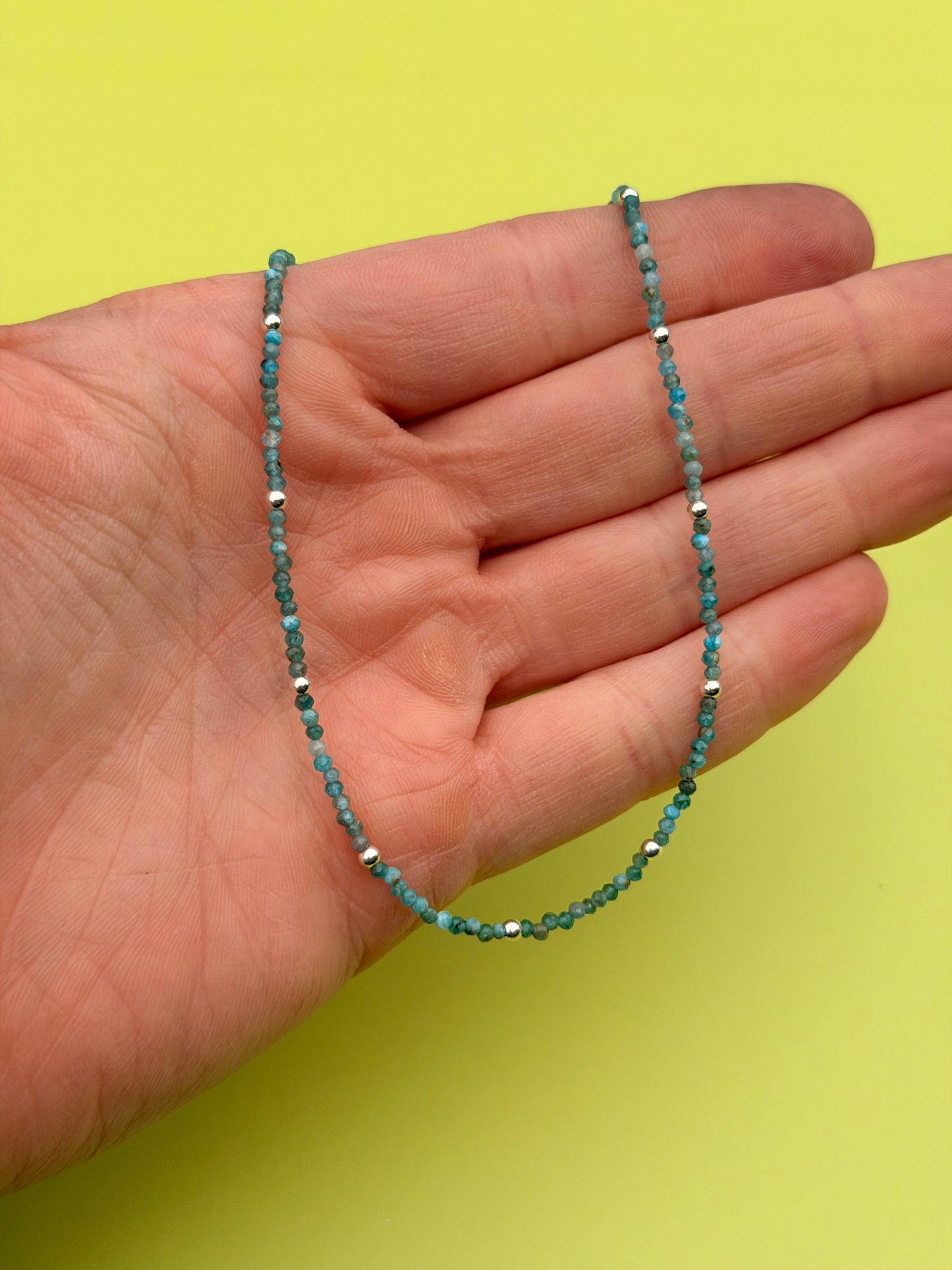 Blue Apatite Strand