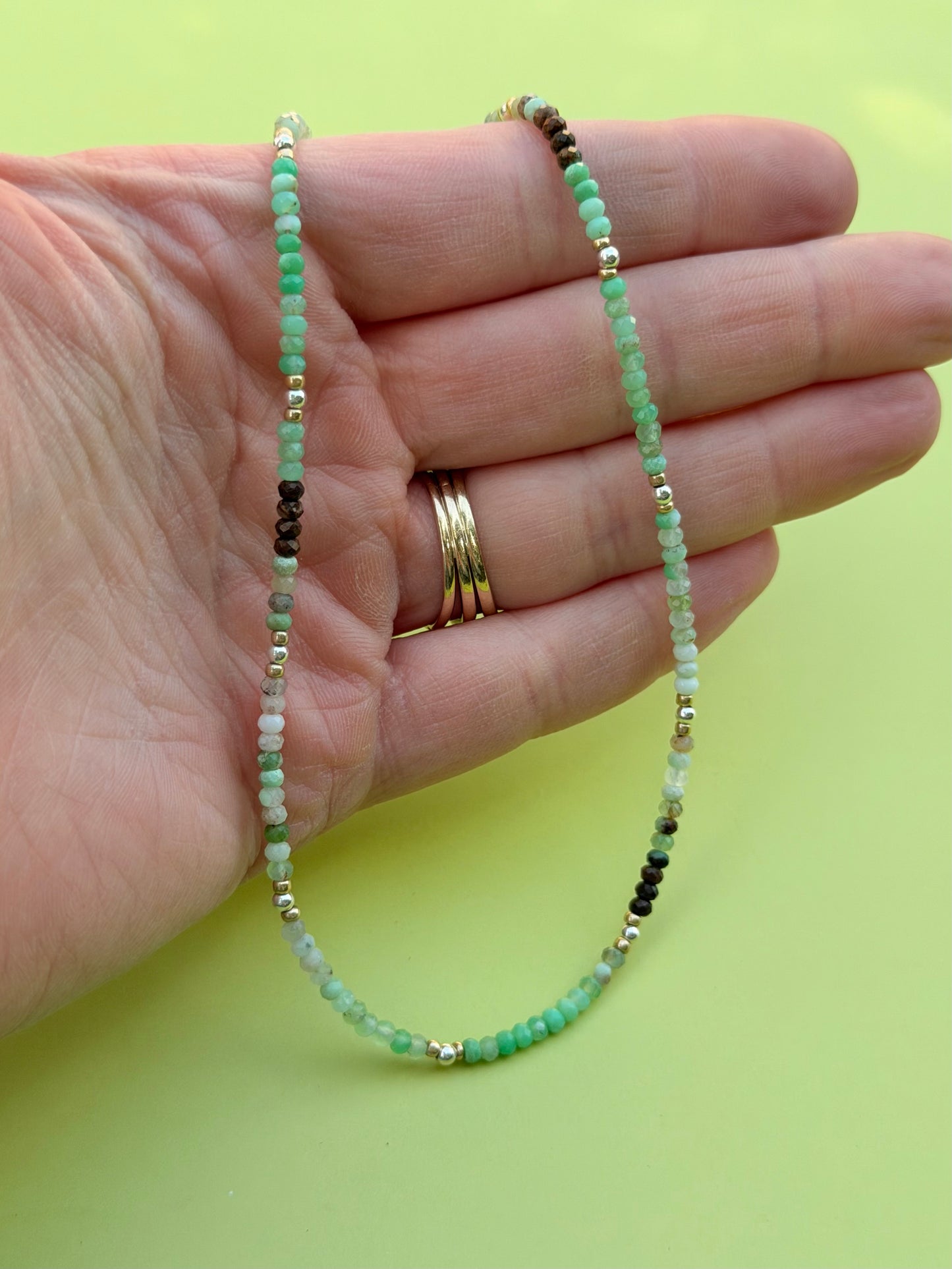 Chrysoprase Strand