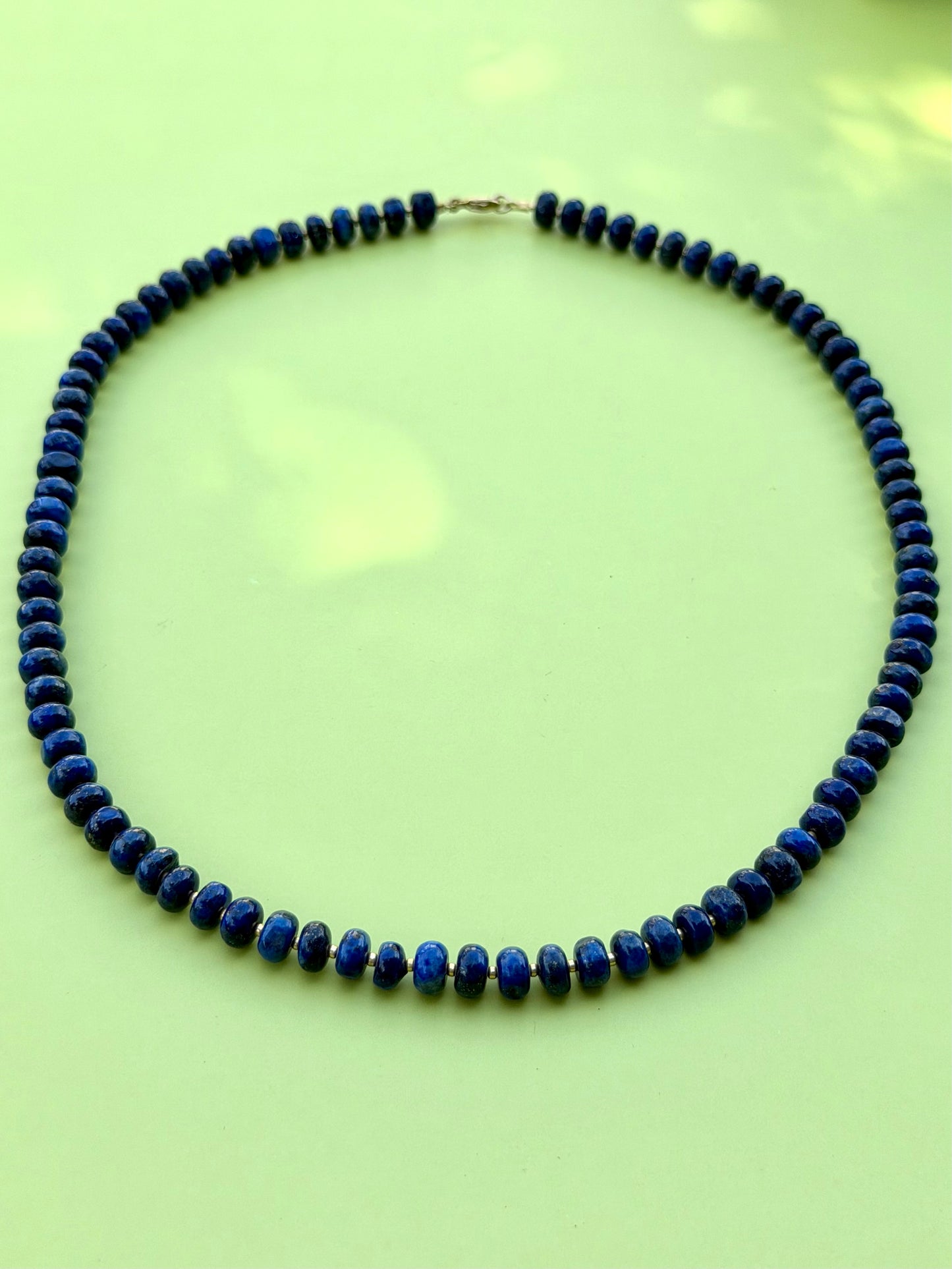 Roundelle Lapis Necklace