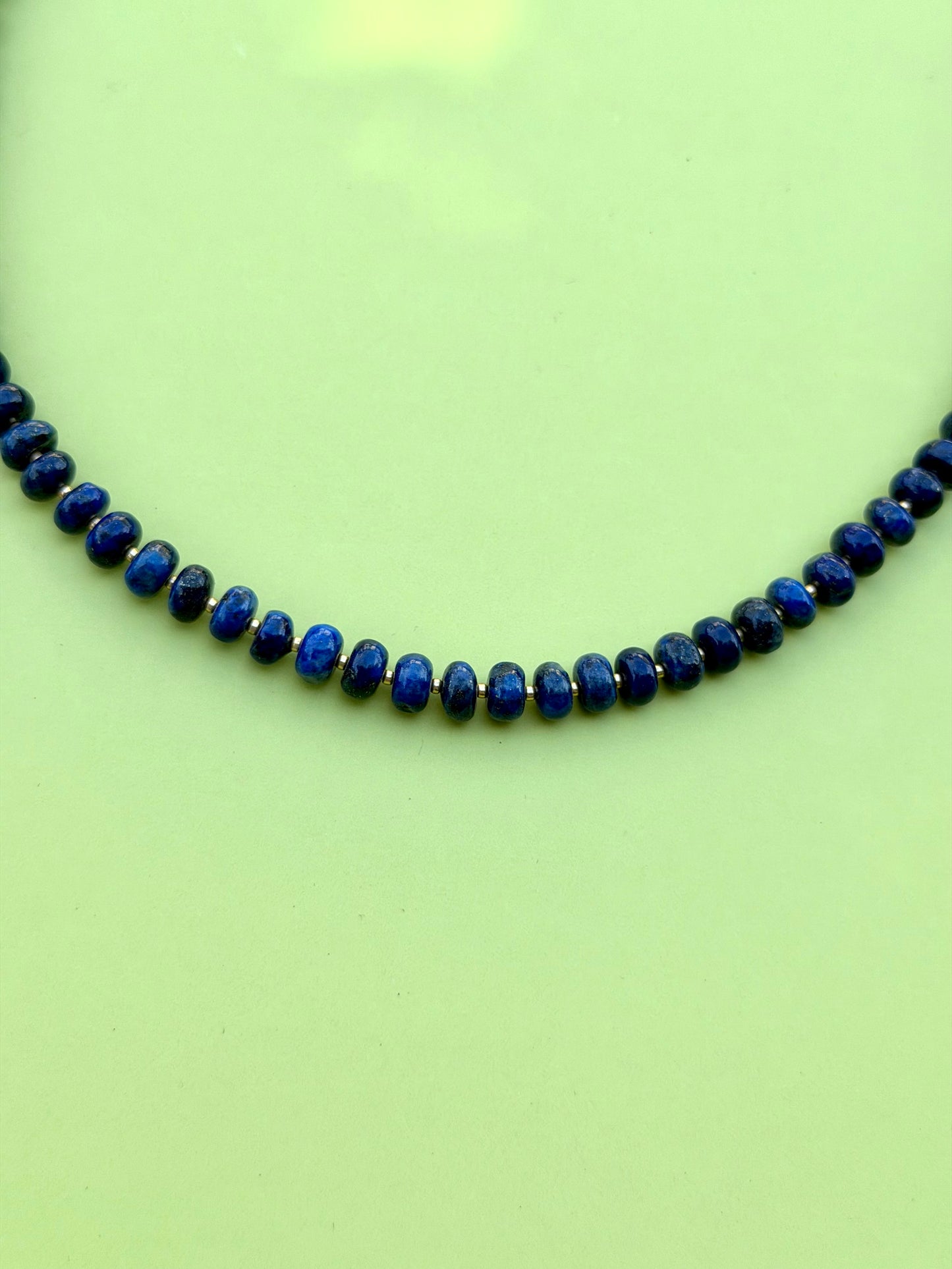Roundelle Lapis Necklace