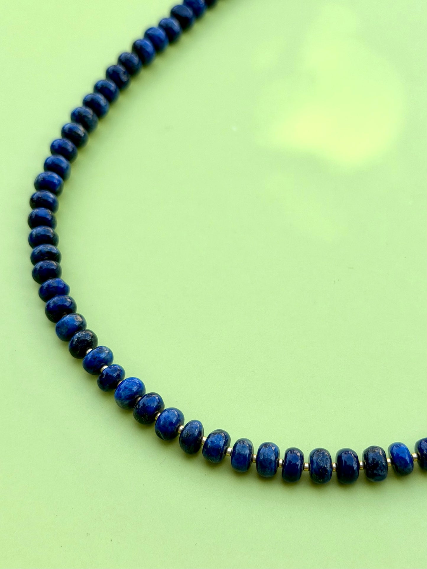 Roundelle Lapis Necklace