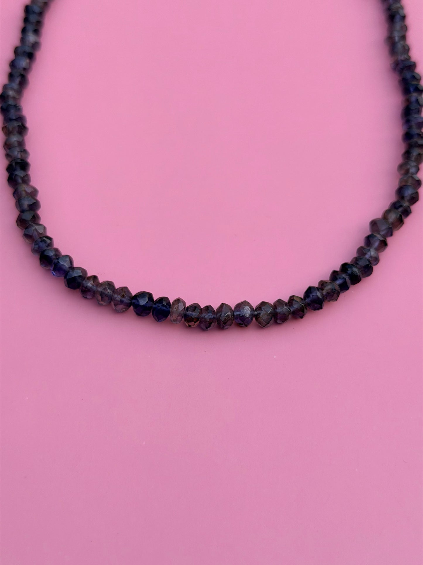 Iolite Roundelle Strand