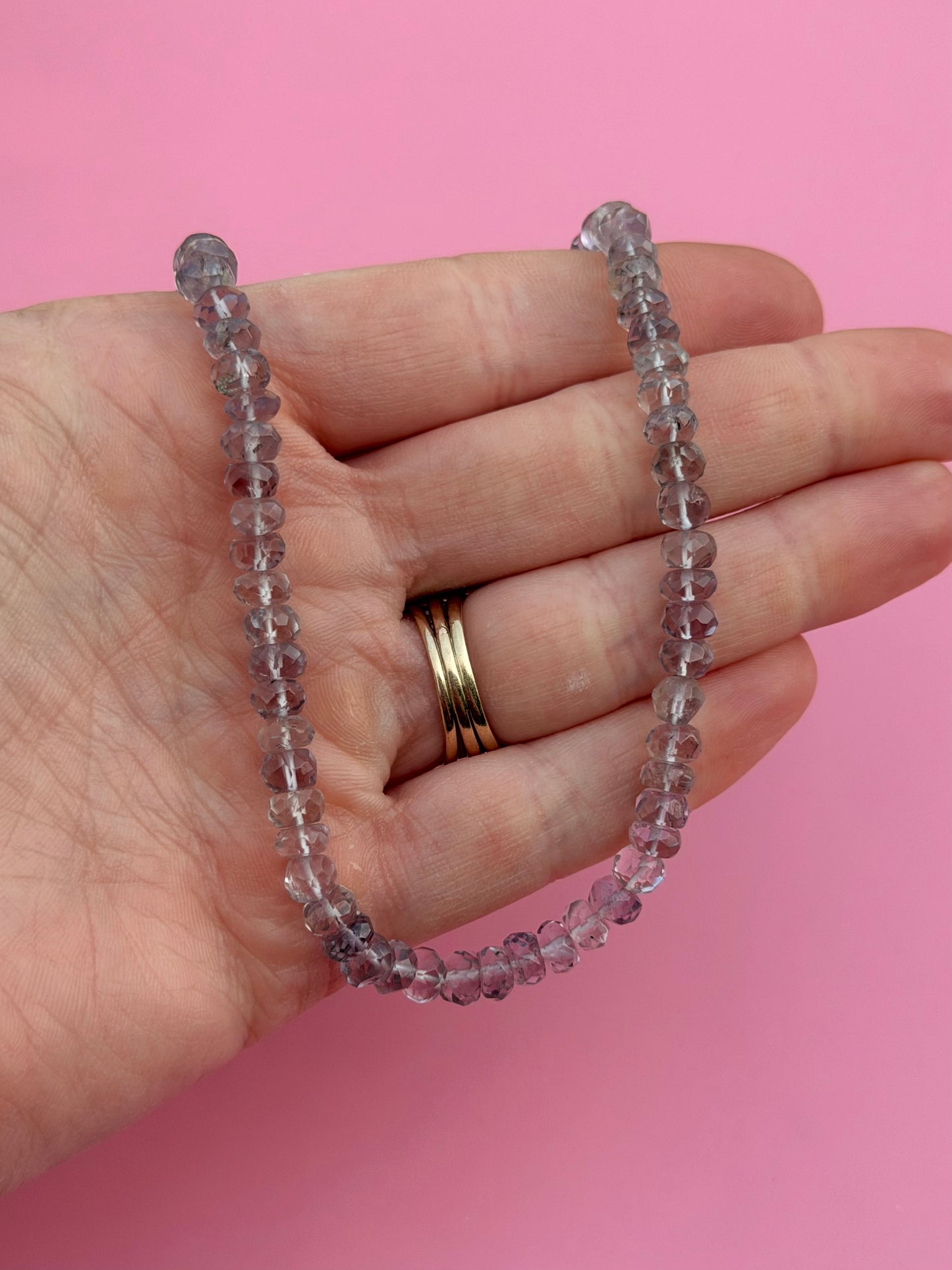 Light Purple Amethyst Strand