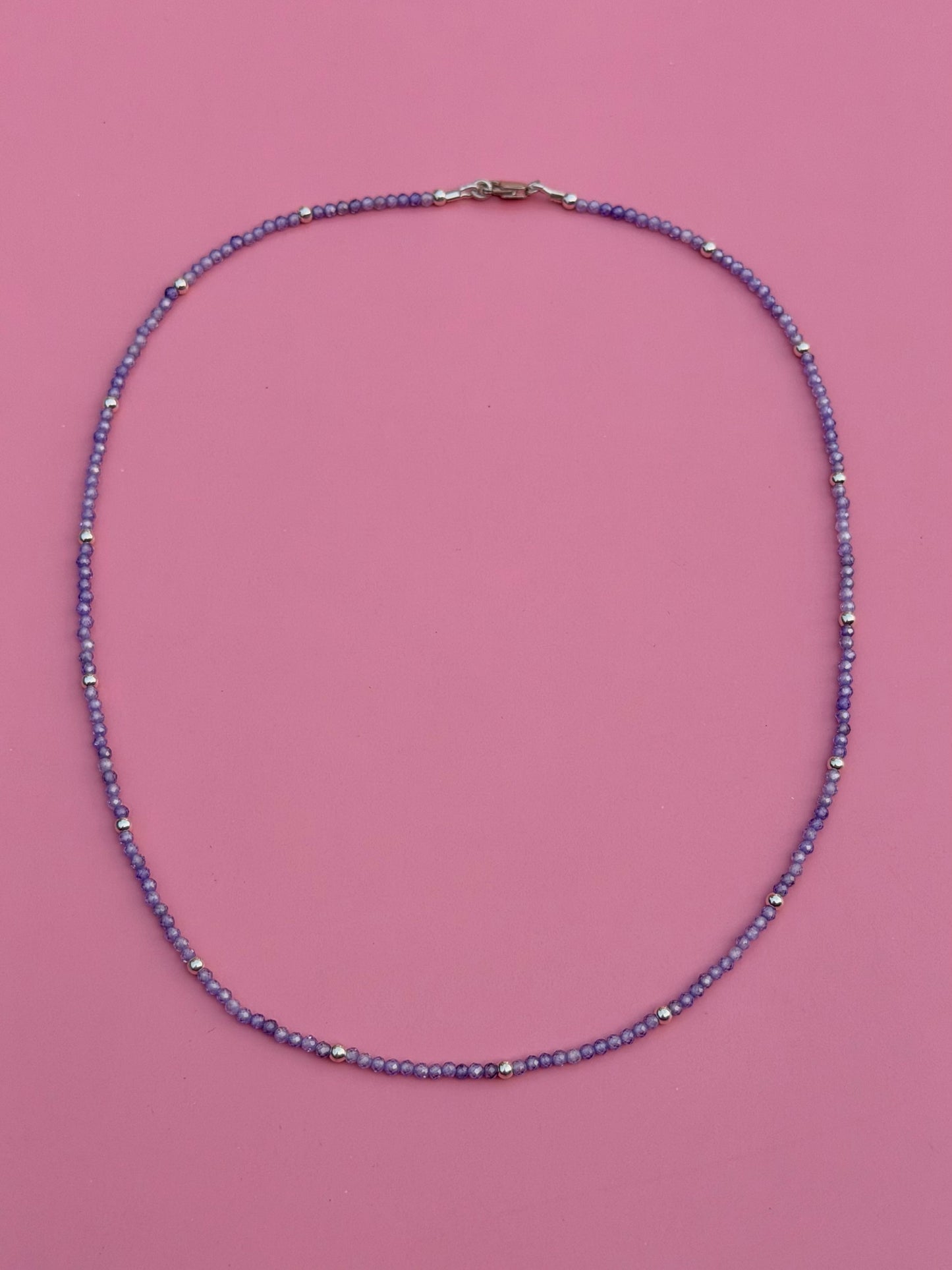 Lilac Zircon Dainty Strand