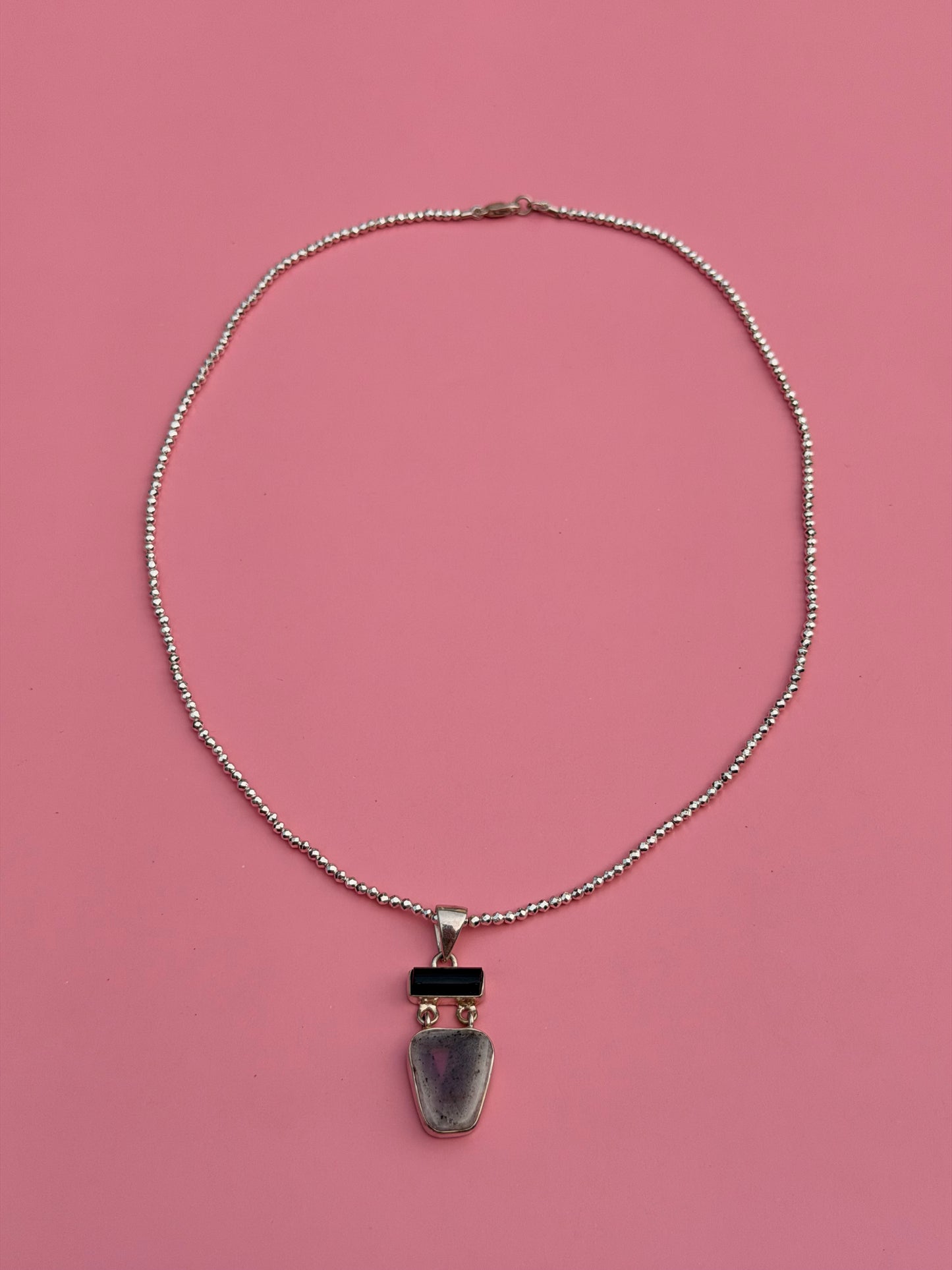 Cape Amethyst & Black Tourmaline Necklace