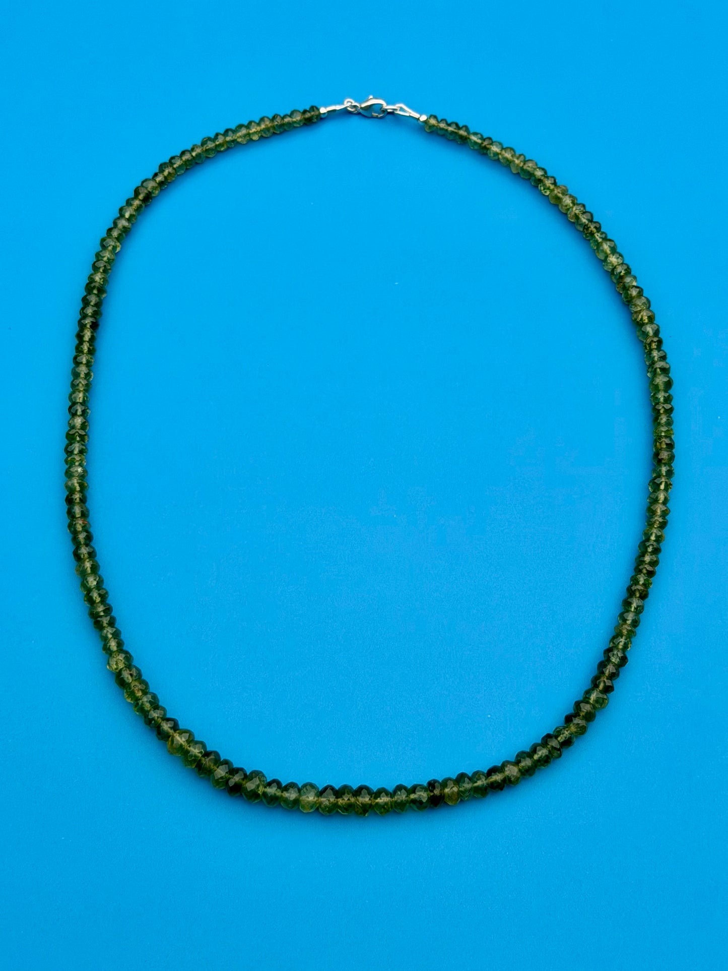 Graduated Green Tourmaline Strand