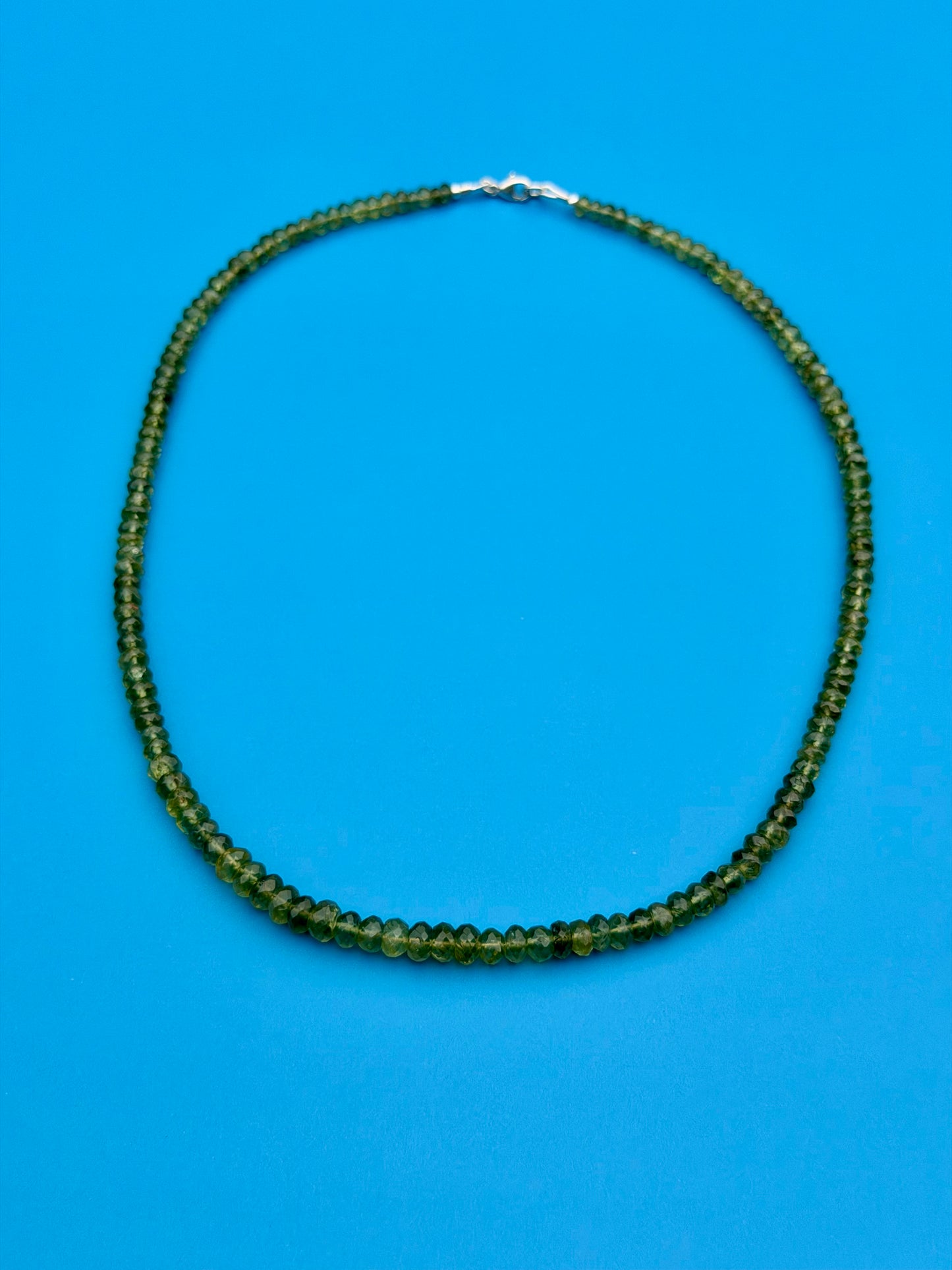 Graduated Green Tourmaline Strand