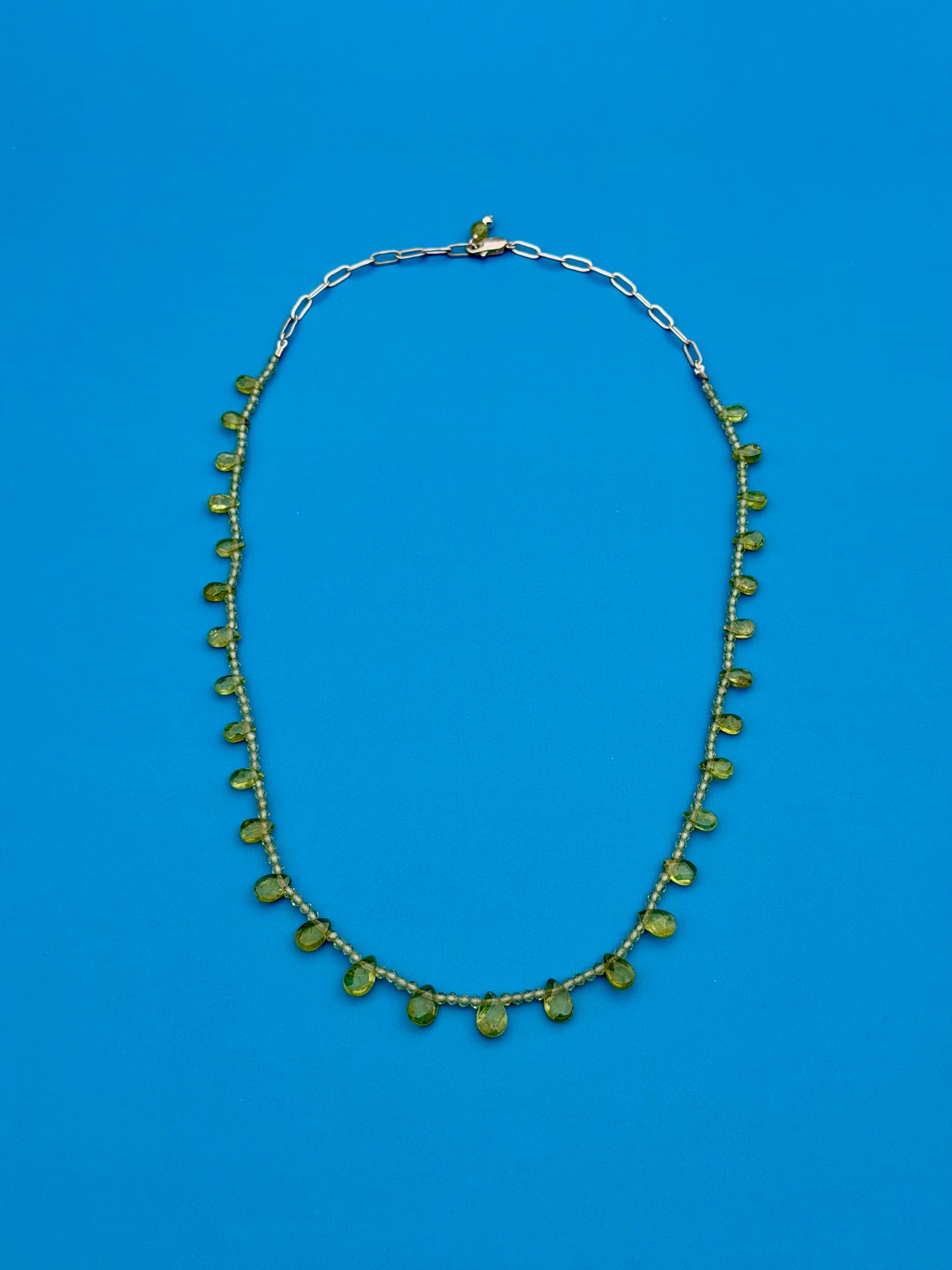 Peridot Briolette Strand