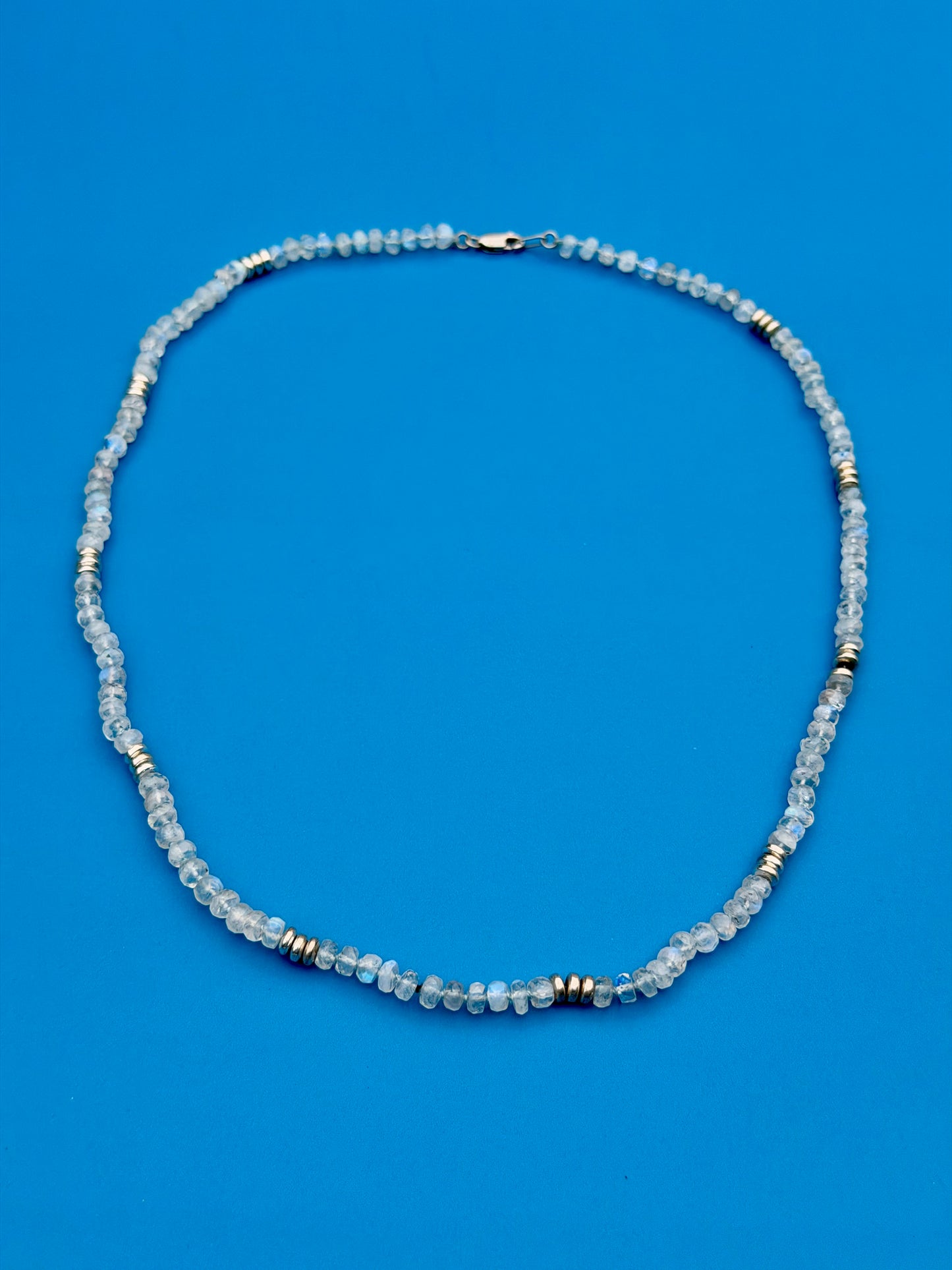 Moonstone & Sterling Silver Strand