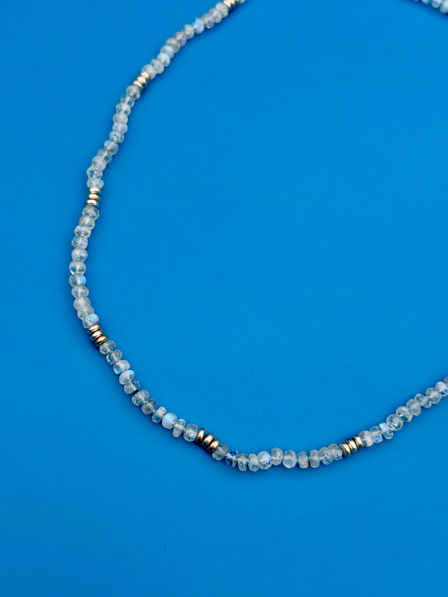 Moonstone & Sterling Silver Strand